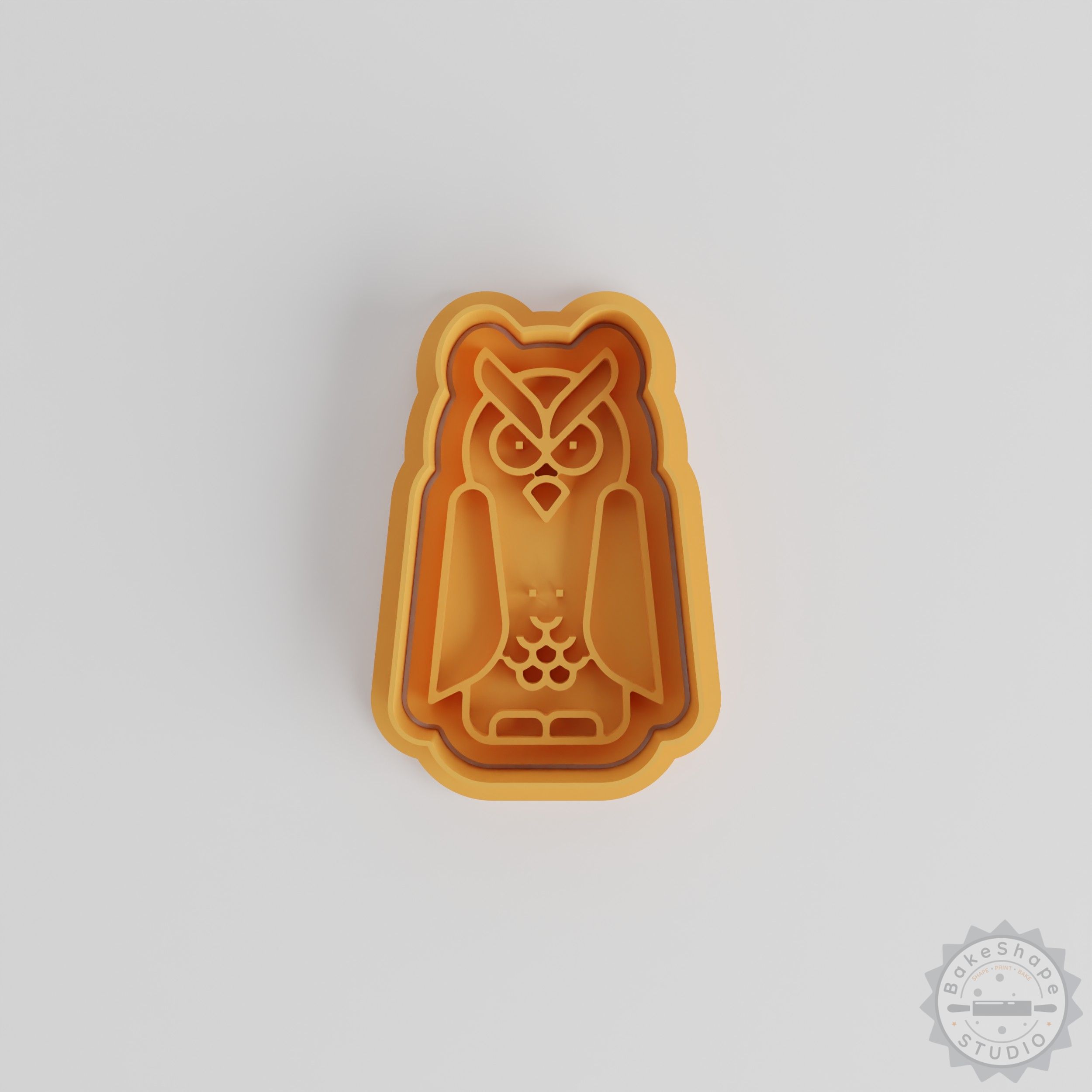 Owl Cookie Cutter Set, 6-Piece Animal Stamp, Fondant Baking Supplies, S/M/L Sizes