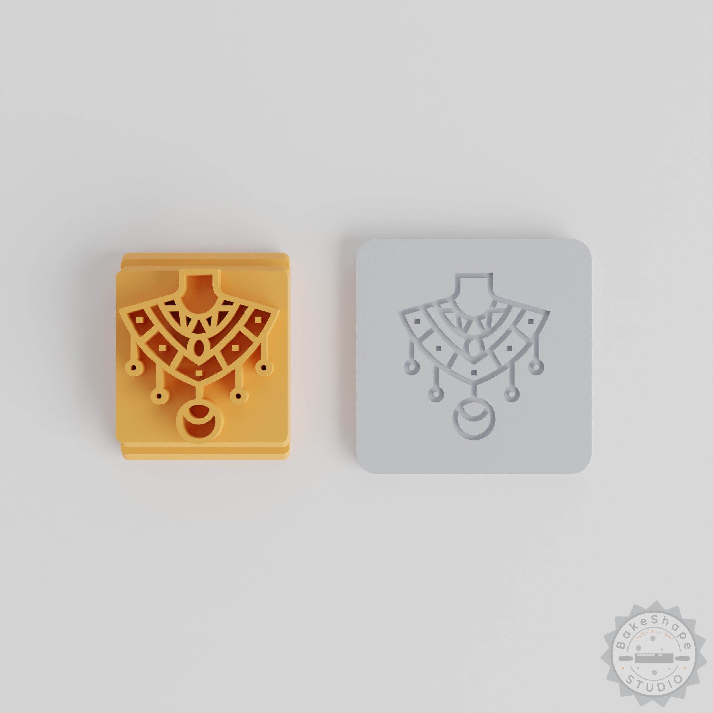 Bohemian Style Accessory Set, 5-Piece Stamp Tile Motifs for Clay, Cookies & Fondant