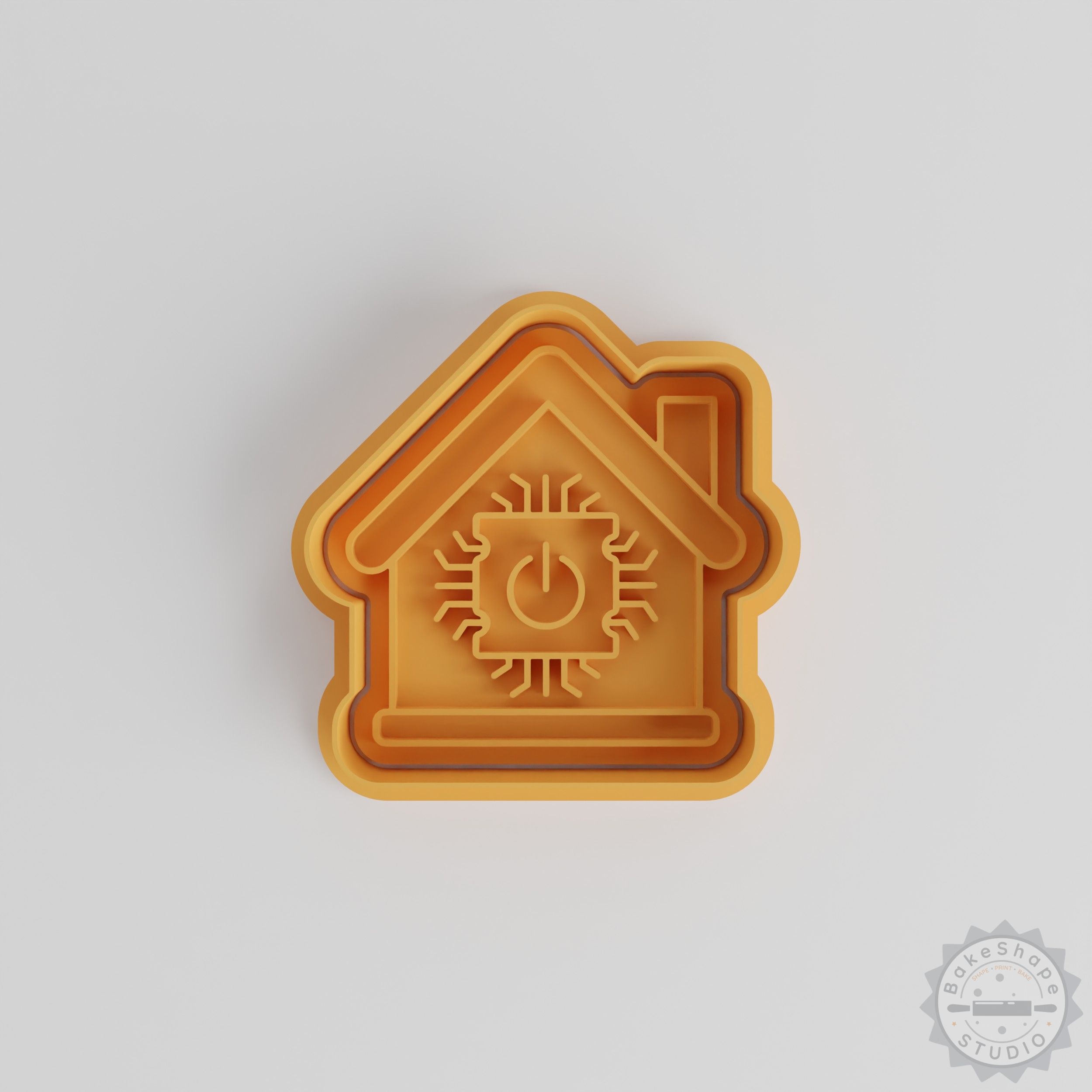Home Technology Shape Cutter & Stamp Set, 6 Pieces, Cookie & Fondant Designs, Sizes S/M/L