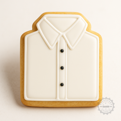 Decorated example 1 of Men's Formal Shirt, Button-Up Dress Shirt, Collared Business Top, Work and Office Garment