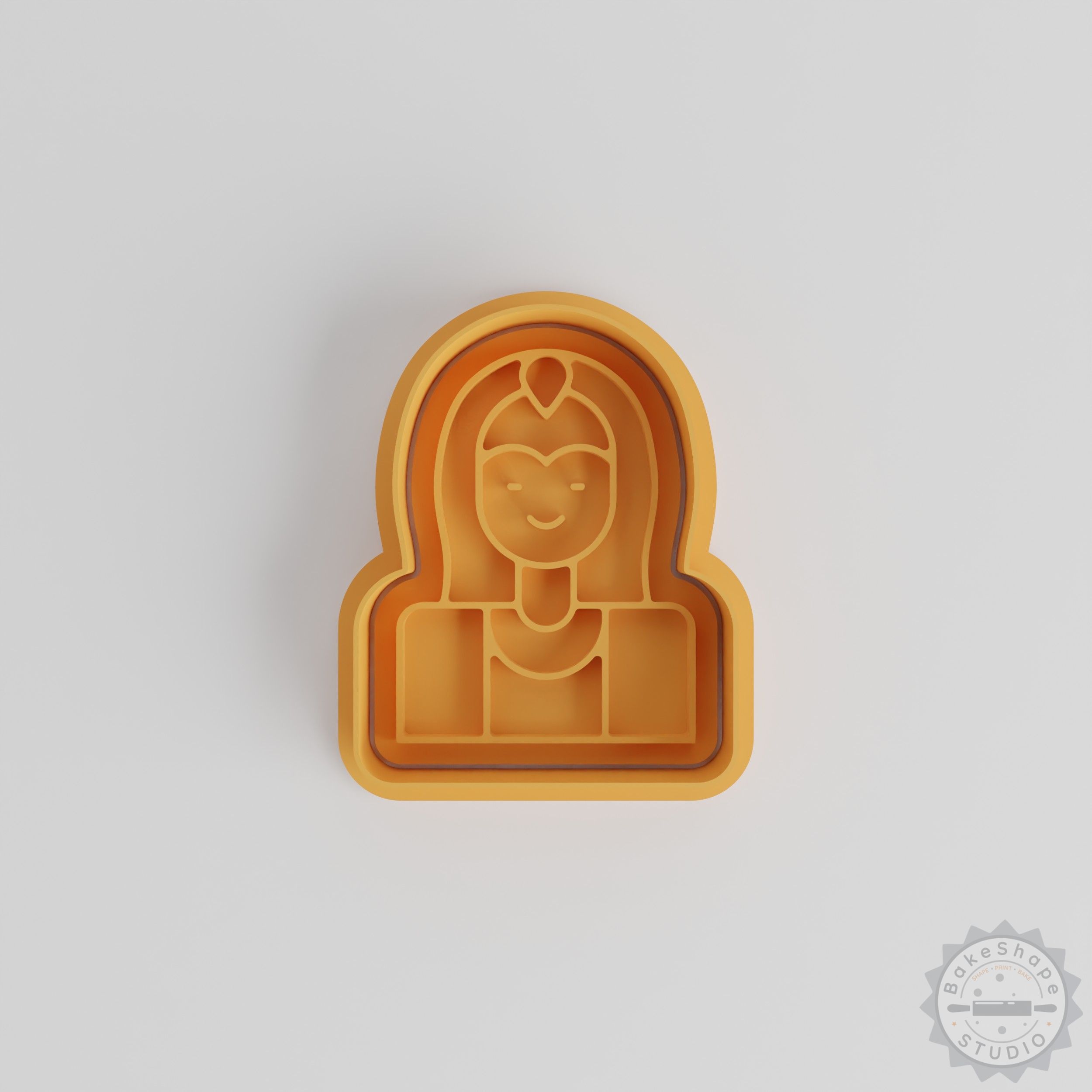 Guanyin Cookie Cutter and Stamp Set, 6-Piece Bundle, Perfect for Cultural Themed Cookies and Fondant