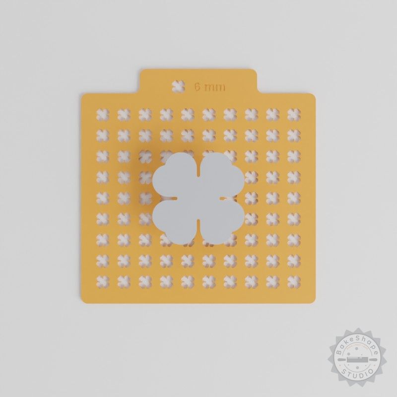 Clover Sprinkle Stencil, 5-Sizes for Cake Decorating, Compatible with Sprinkles, Sugar, Cocoa & More