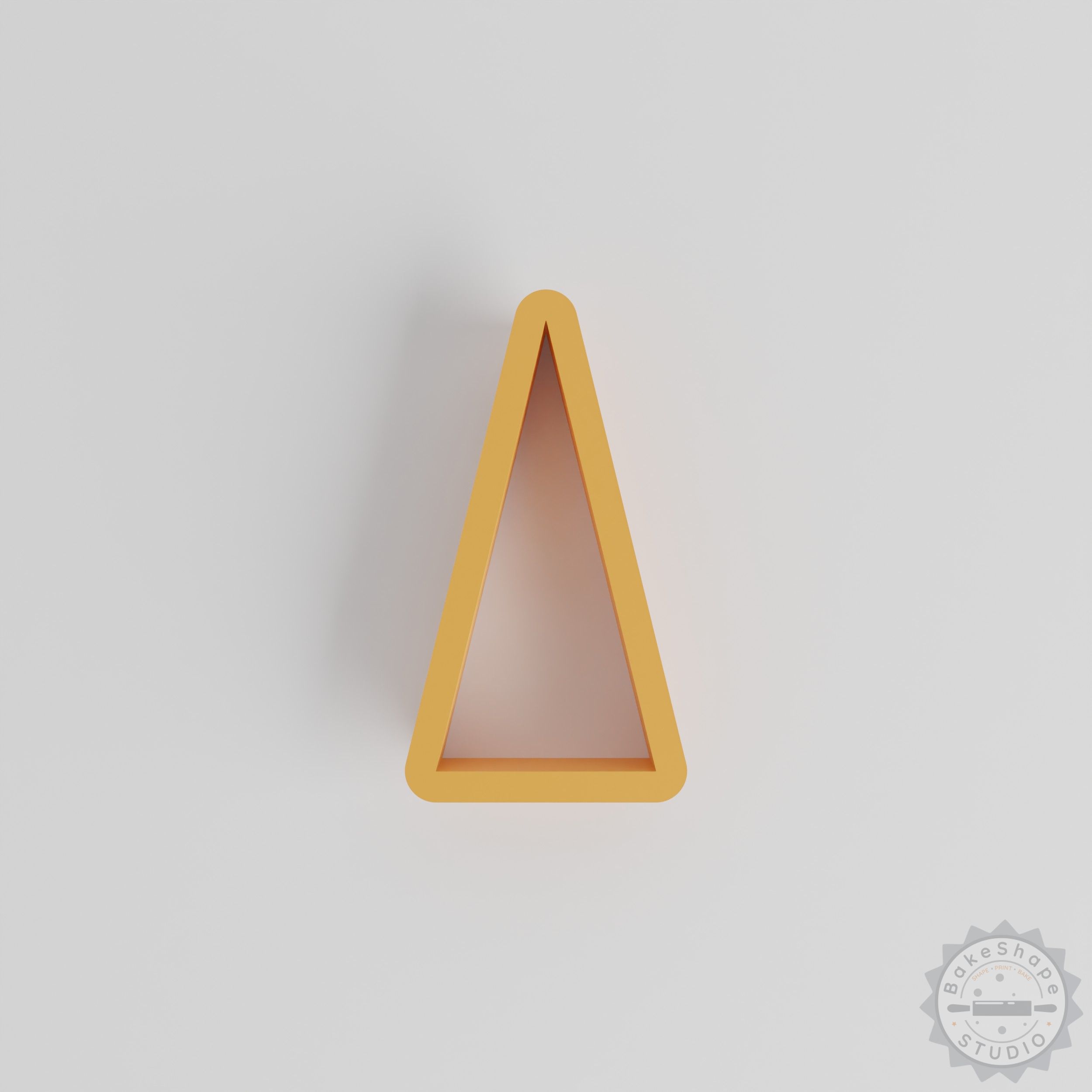 Triangle shape cutter set STL for 3D printing multiple sizes geometric design