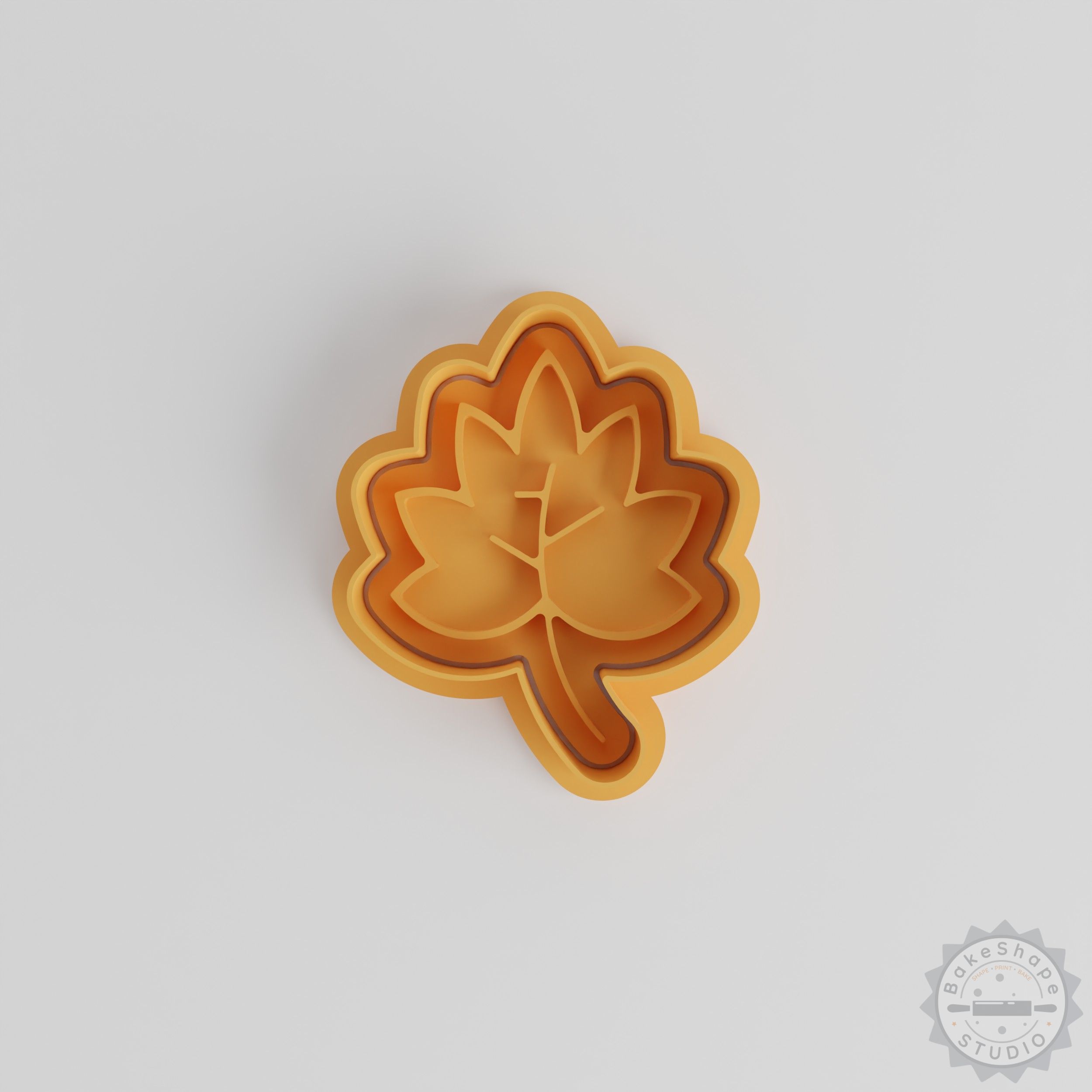 Maple Leaf Cookie Cutter Stamp Set, 6 Pieces, Perfect for Cookies Fondant, Autumn Nature Leaf Shapes, S/M/L Sizes