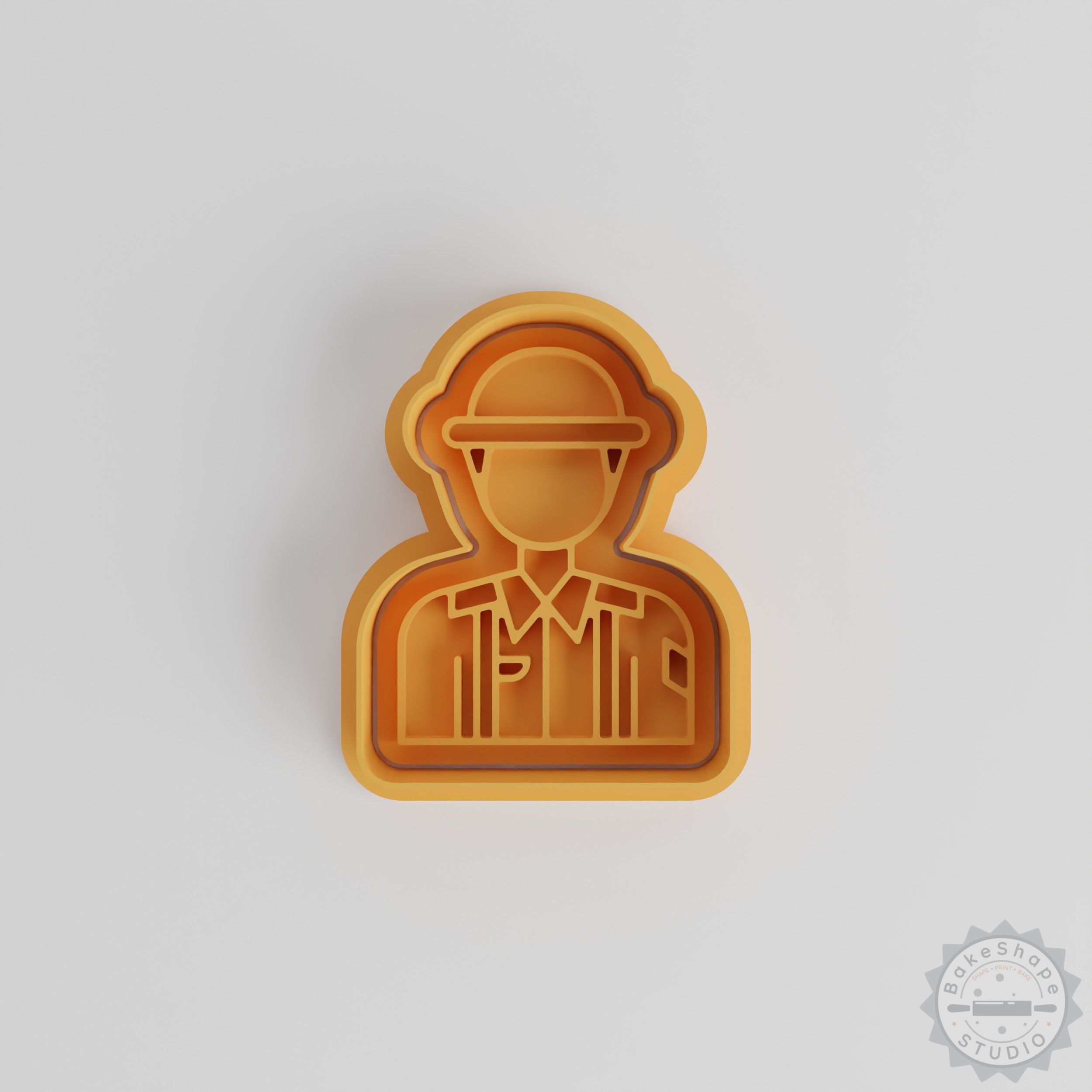 Warrior Shape Cookie Cutter and Stamp Set, 6-Piece, Ideal for Fondant and Baking