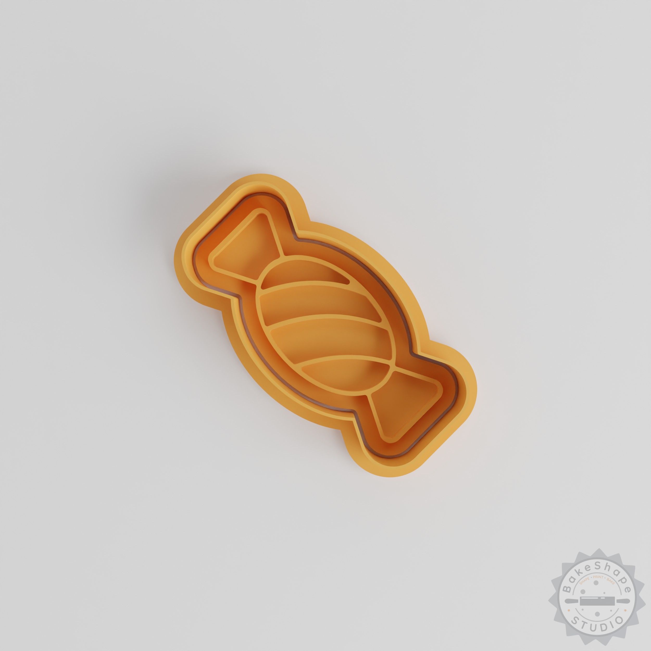 Candy Shape Cutter & Stamp Set, 6-Piece Sweet Treats Cookie & Fondant Mold, Perfect for Holiday Baking
