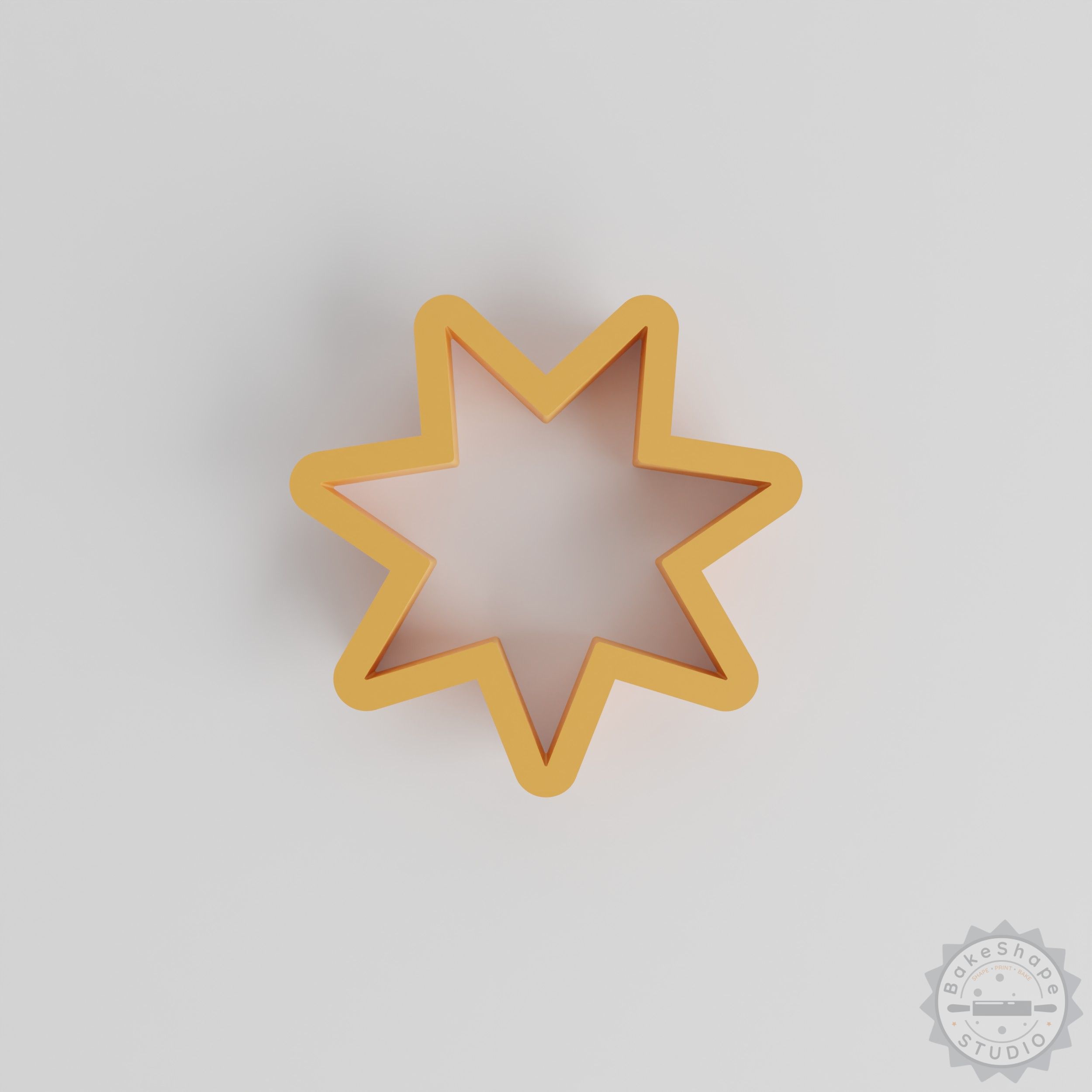 Star shape cutter set STL with 18 sizes for cookies, fondant, and clay crafting 3D printing
