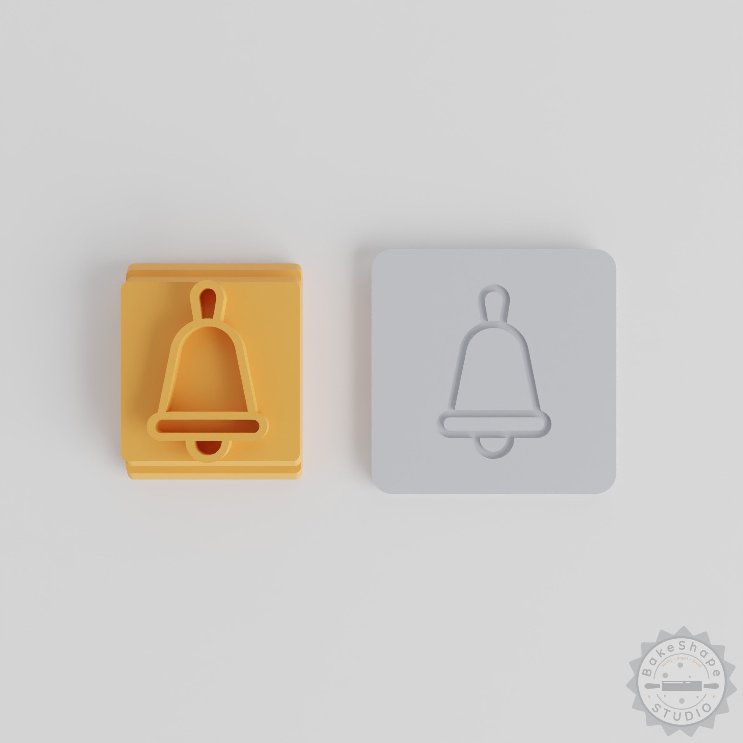 Bell Stamp Tile Set, 5 Sizes, Perfect for Clay, Cookies, Fondant, Party and Celebration Crafting