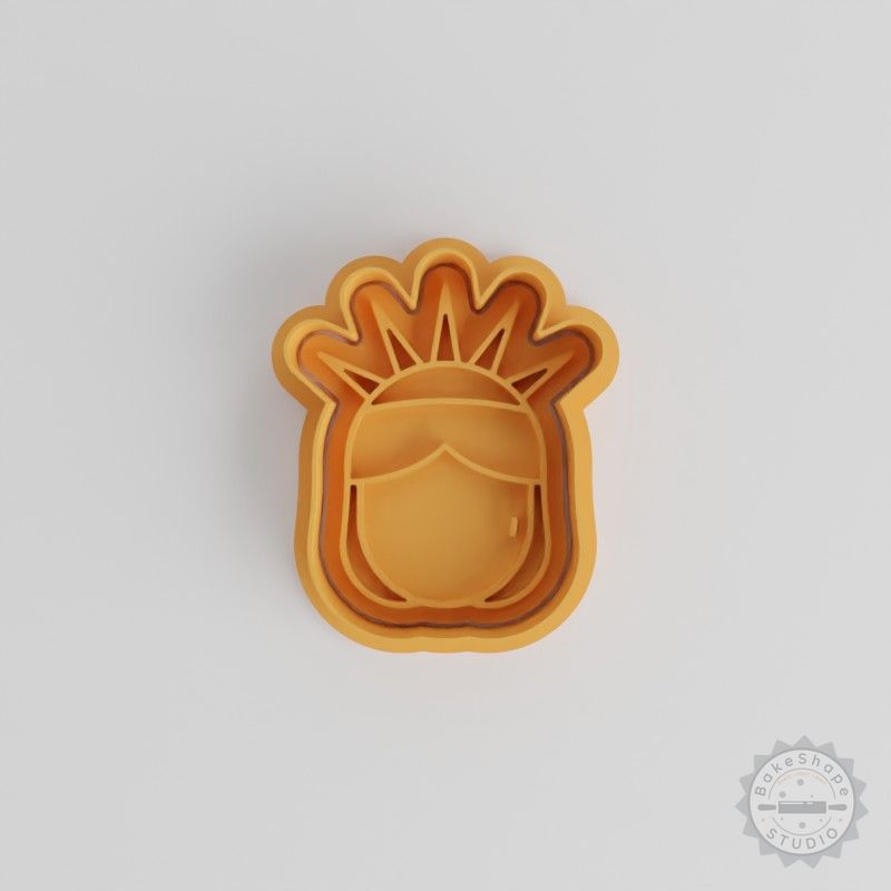 Liberty Cookie Cutter & Stamp Set, 6-Piece, S/M/L, Perfect for Cookies and Fondant