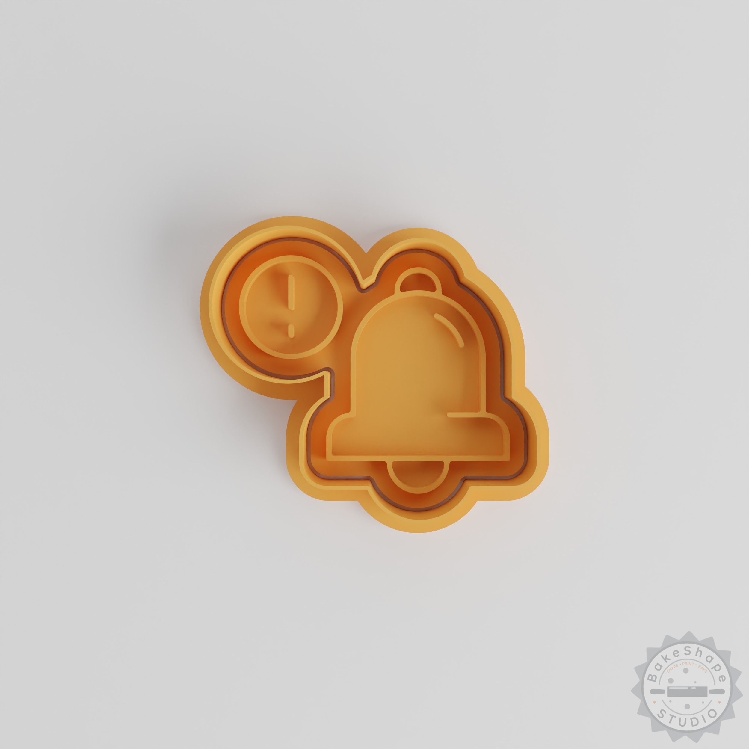 Reminder shape cutter and stamp set STL for 3D printing cookie cutters and fondant decoration