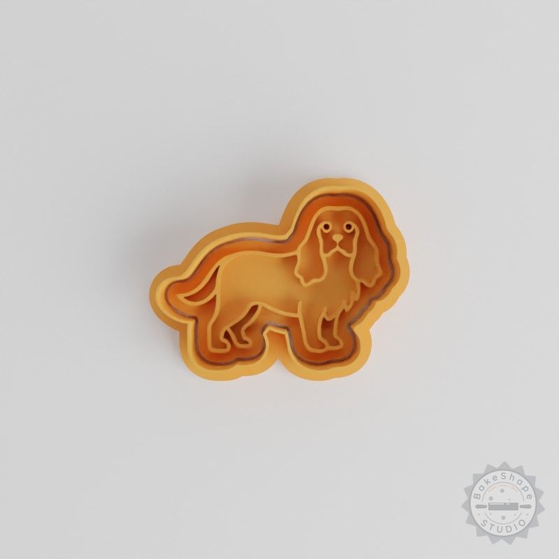 Cavalier King Cookie Cutter Set, Shape Stamp for Cookies and Fondant, S/M/L Sizes, 6 Piece Baking Tool