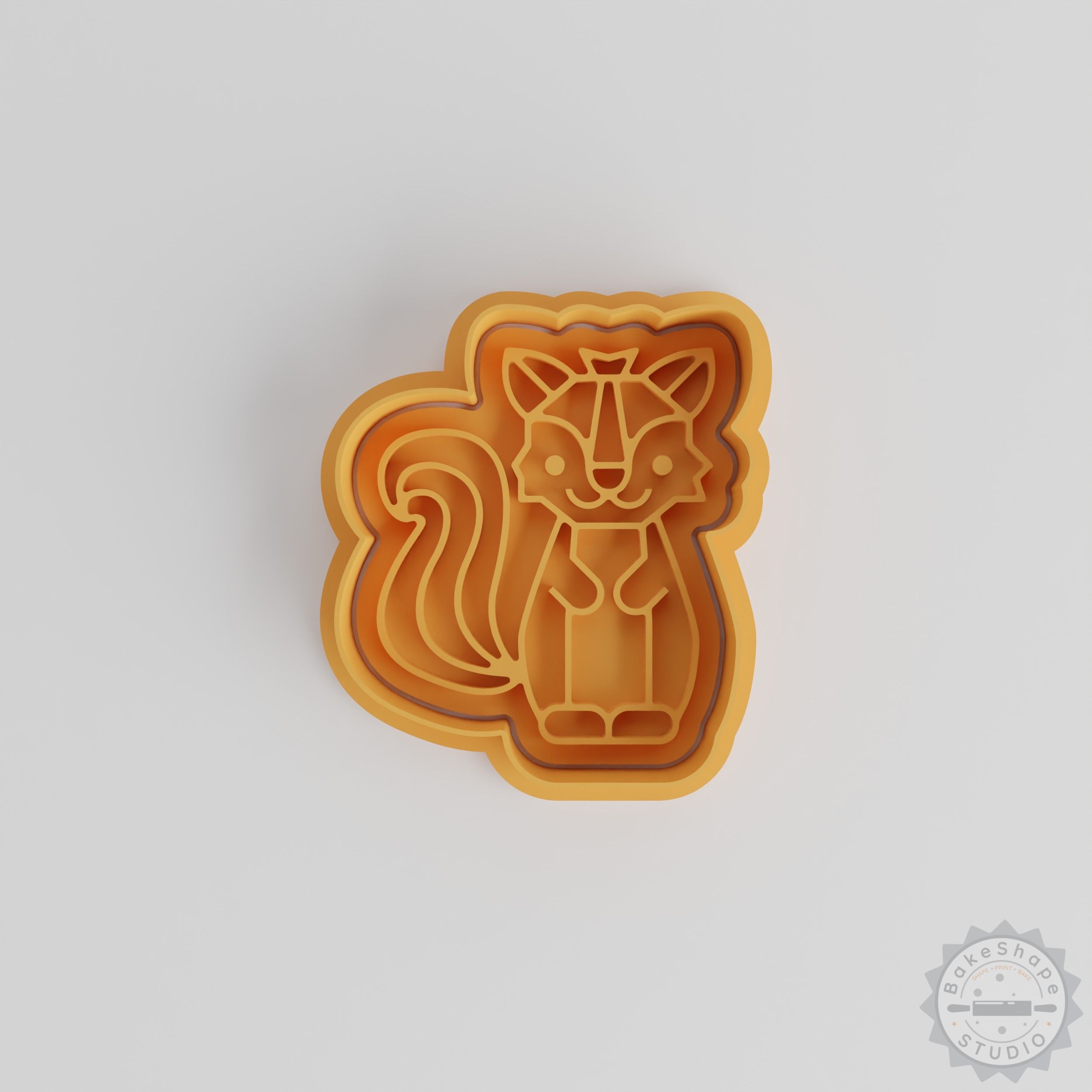 Skunk Cookie Cutter & Stamp Set, Animal Shape for Baking, Fondant, 3 Sizes S/M/L