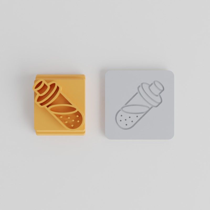 Potion Stamp Tile Set for Clay, Cookies, Fondant - 5 Sizes 20-40mm, Perfect for Crafting