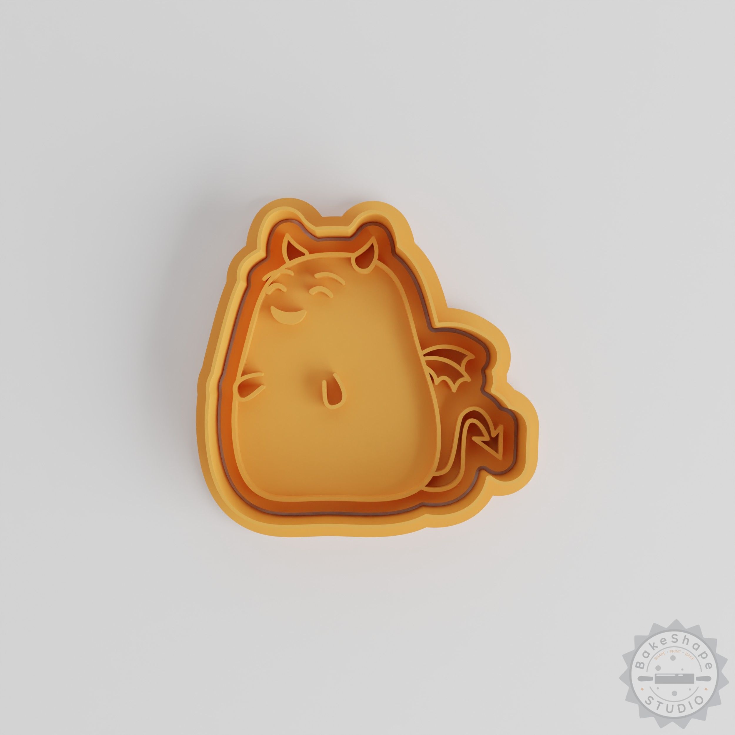 Relaxed Cookie Cutter Set, Happy Face Stamp, Fondant Baking Tools, 6-Piece Collection