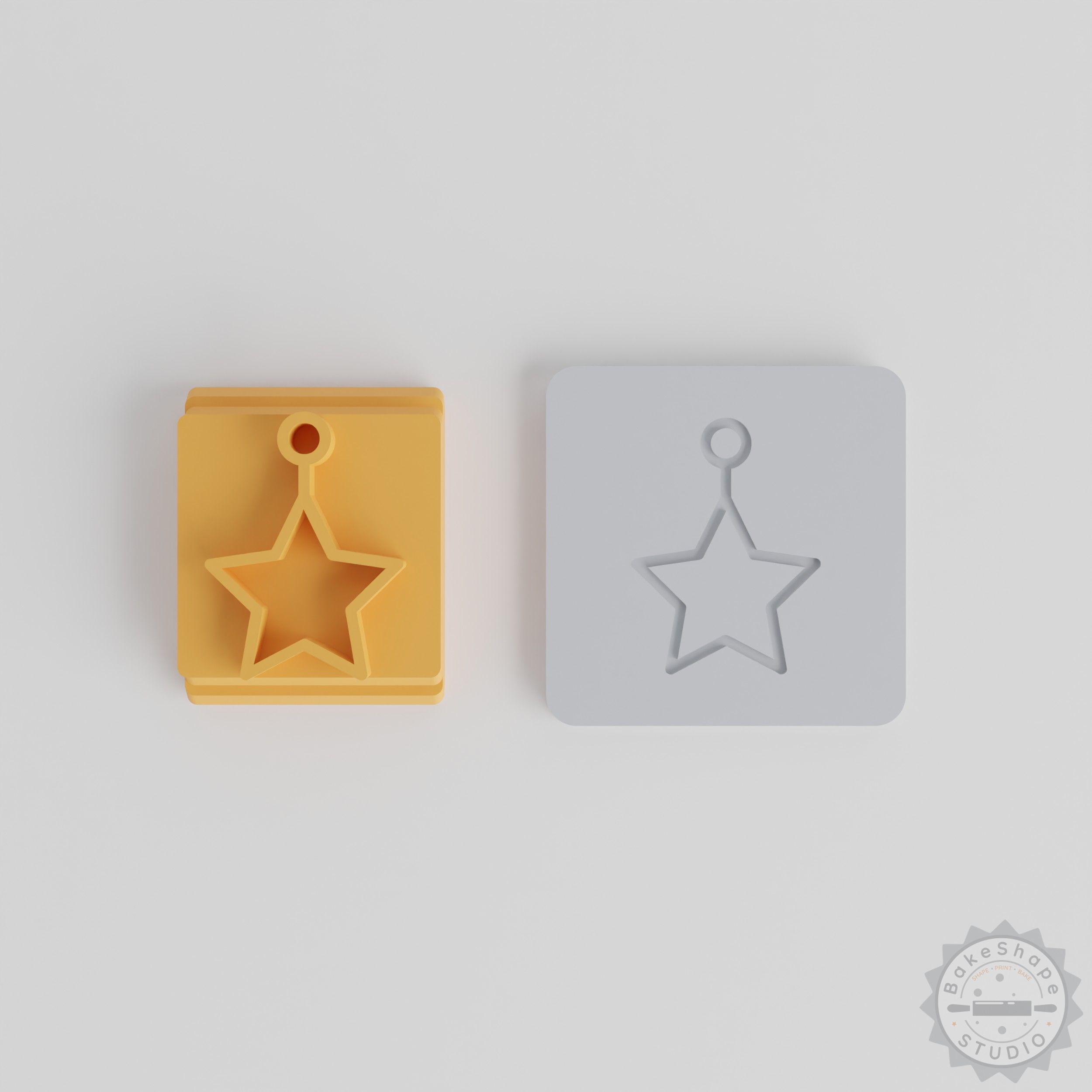 Star Stamp Tile Set, 5 Sizes 20-40mm, Perfect for Clay, Cookie, Fondant, Crafting