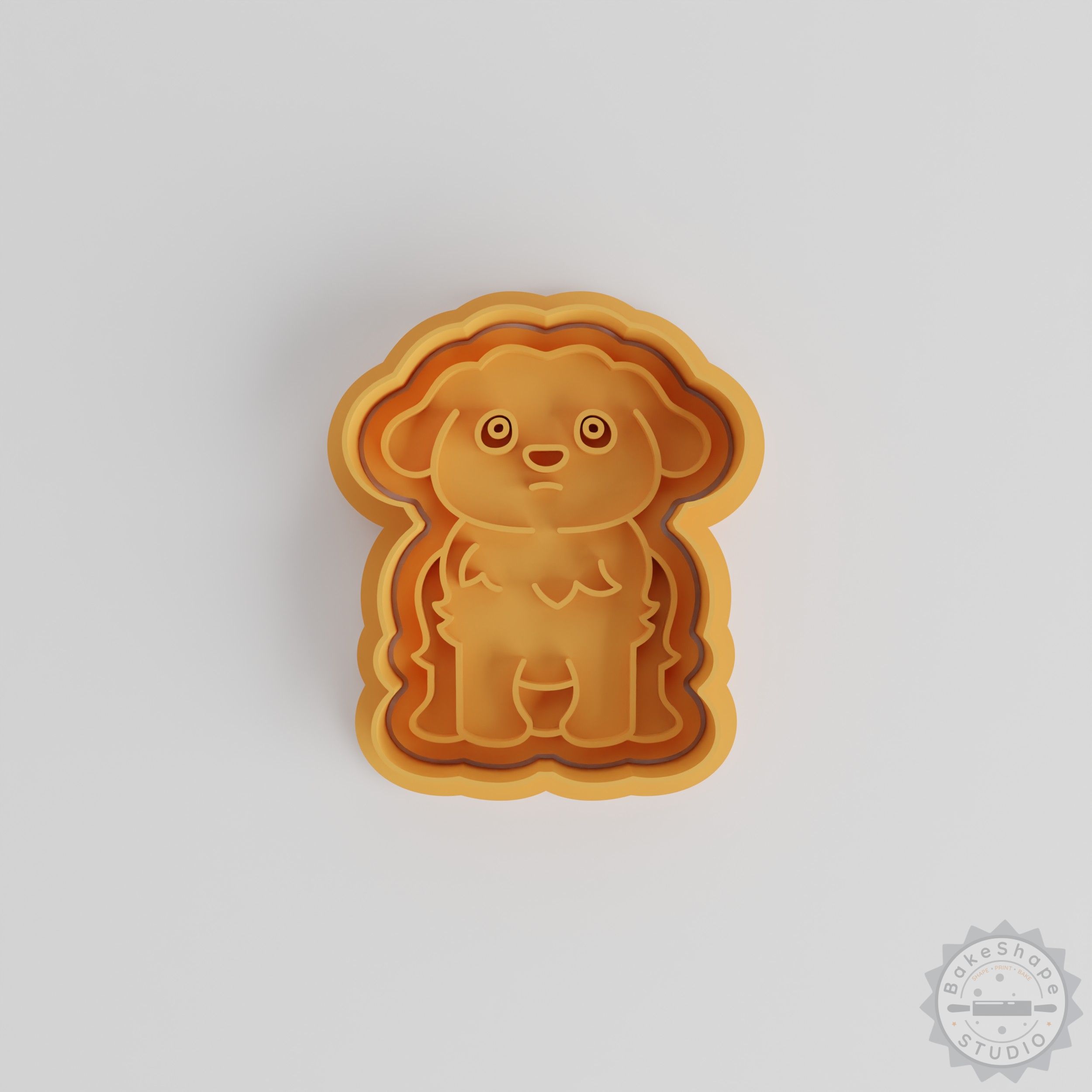 Maltese Dog Cookie Cutter Stamp Set, 6-Piece, Perfect for Cookies and Fondant, S/M/L Sizes