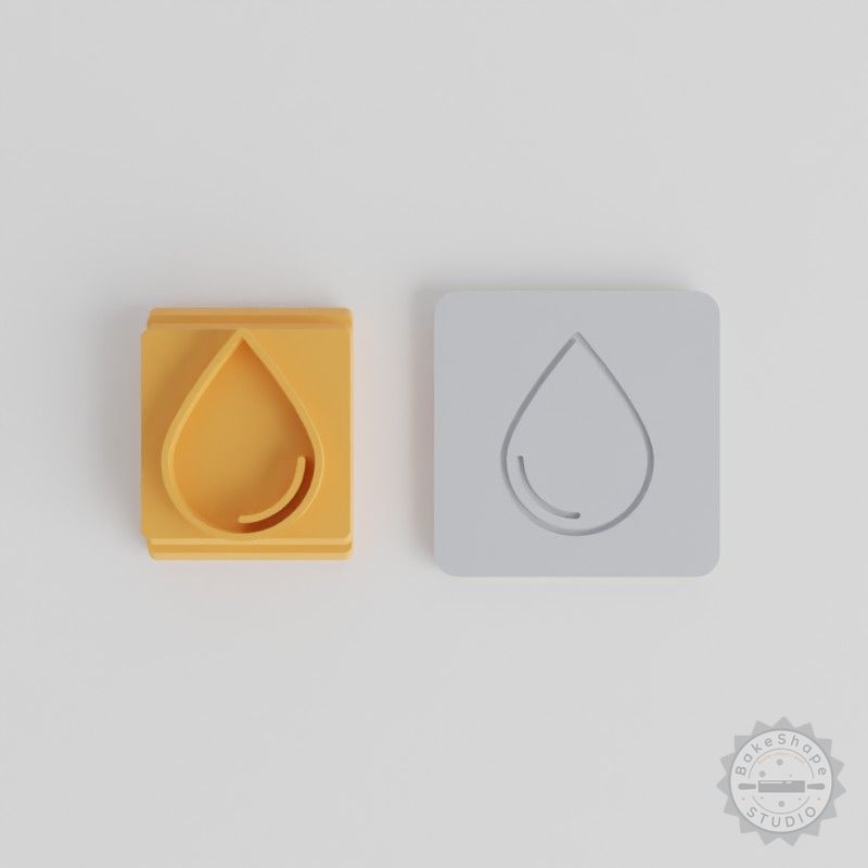 Oil Motif Stamp Set, 5 Durable Sizes for Clay, Cookies & Crafts
