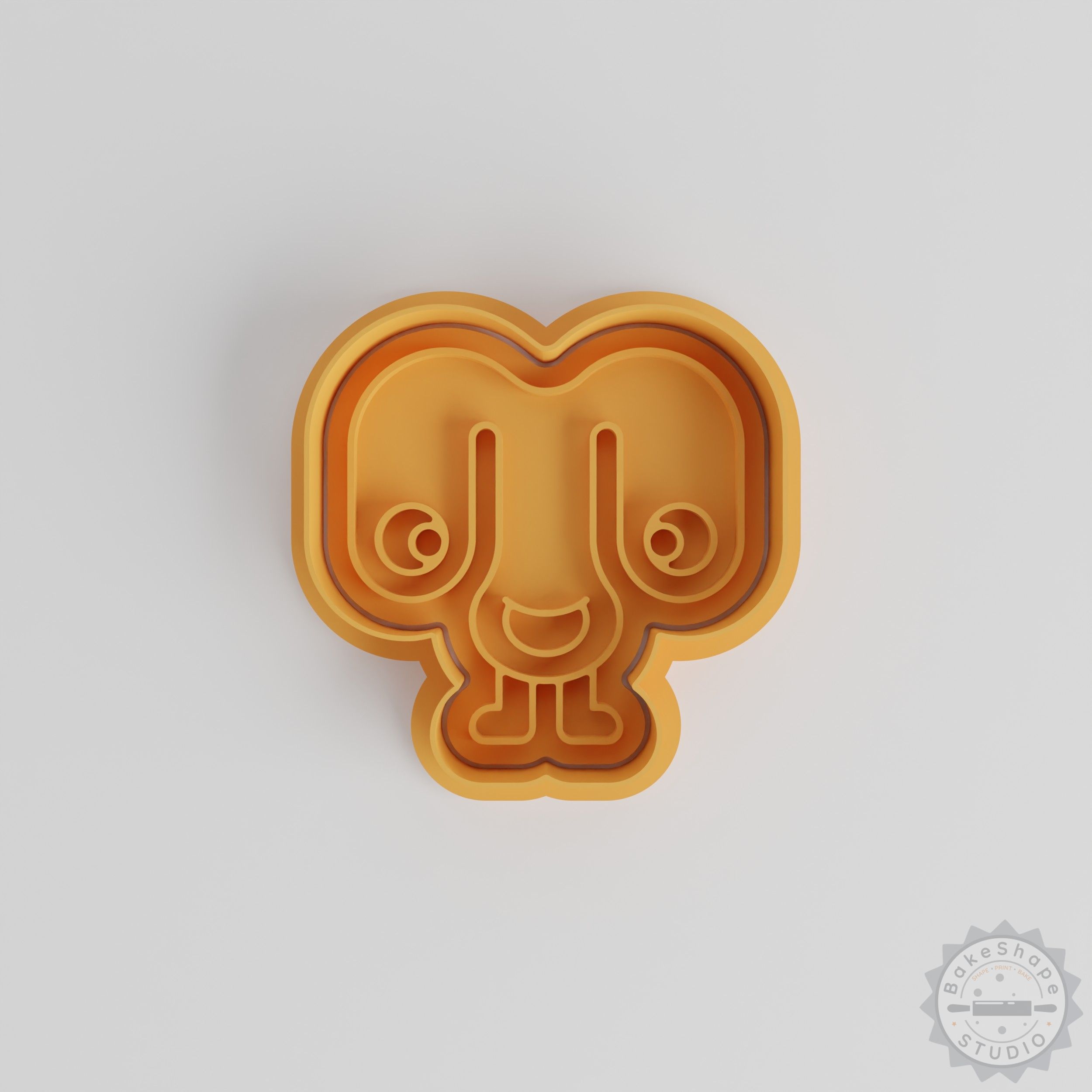 Floppy Eyes Monster Cookie Cutter & Stamp Set, 6 Pc, Cartoon Character Baking Tools