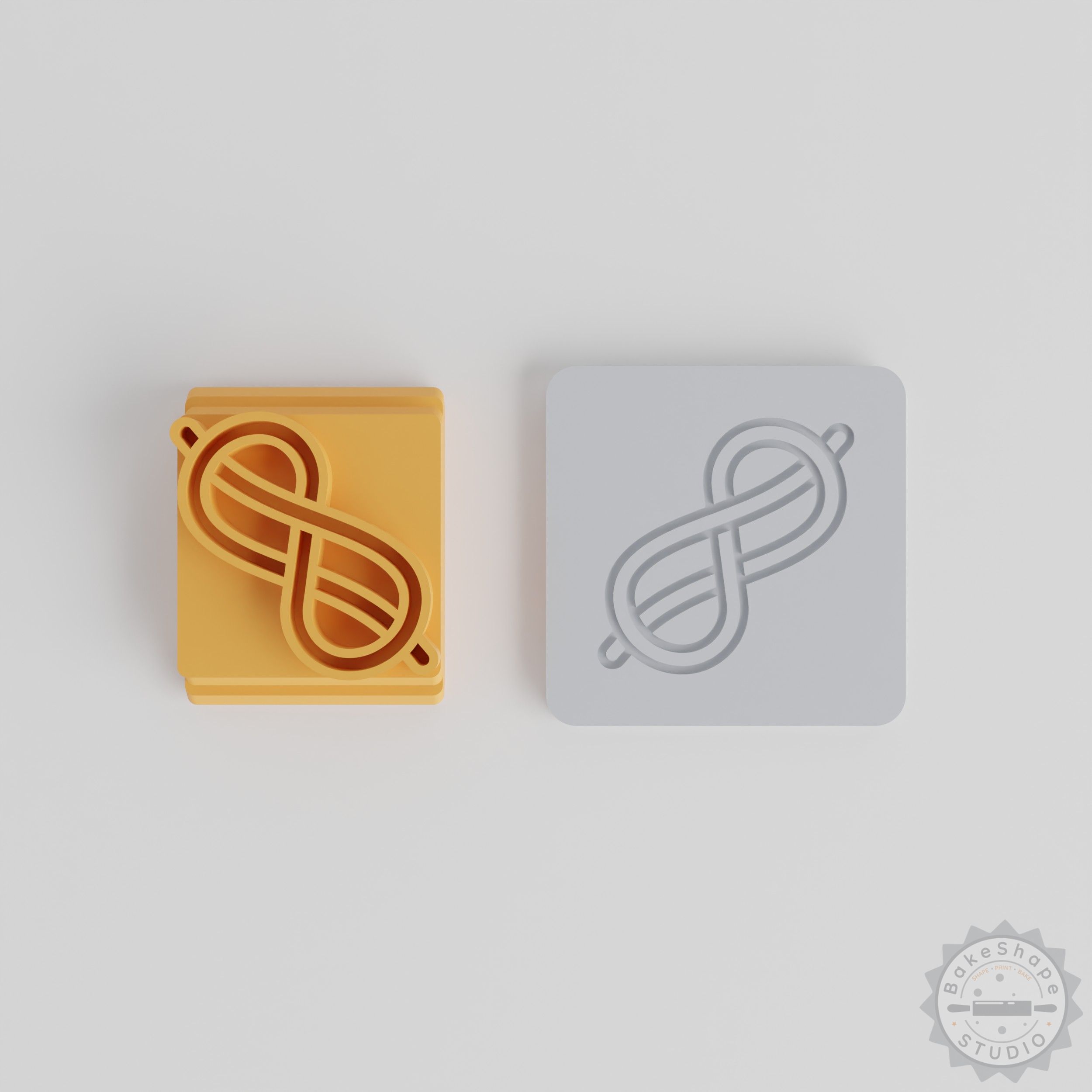Nautical Knot Stamp Tile Set, 5 Sizes for Clay, Cookies, Fondant, Crafts