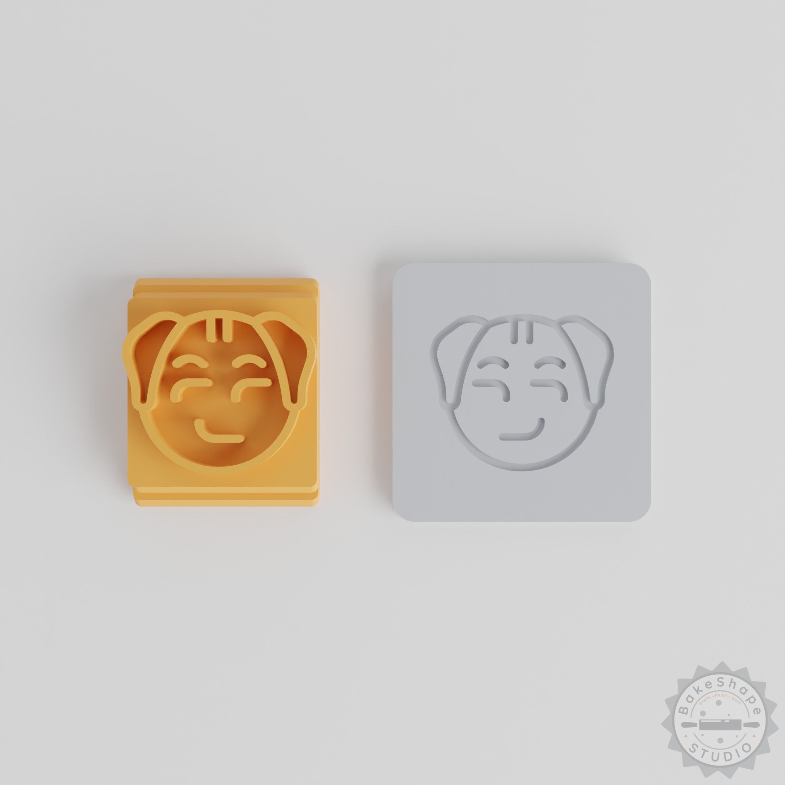 Smart Stamp Tile Set, 5 Motif Sizes: 20-40mm, Perfect for Clay, Cookies, Fondant, Animal Design