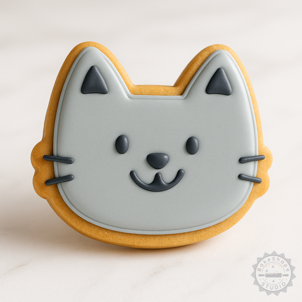 Decorated example 1 of Naughty Cookie Cutter Set, Cute Funny Designs, 6 Piece, Shapes and Stamps for Cookies and Fondant