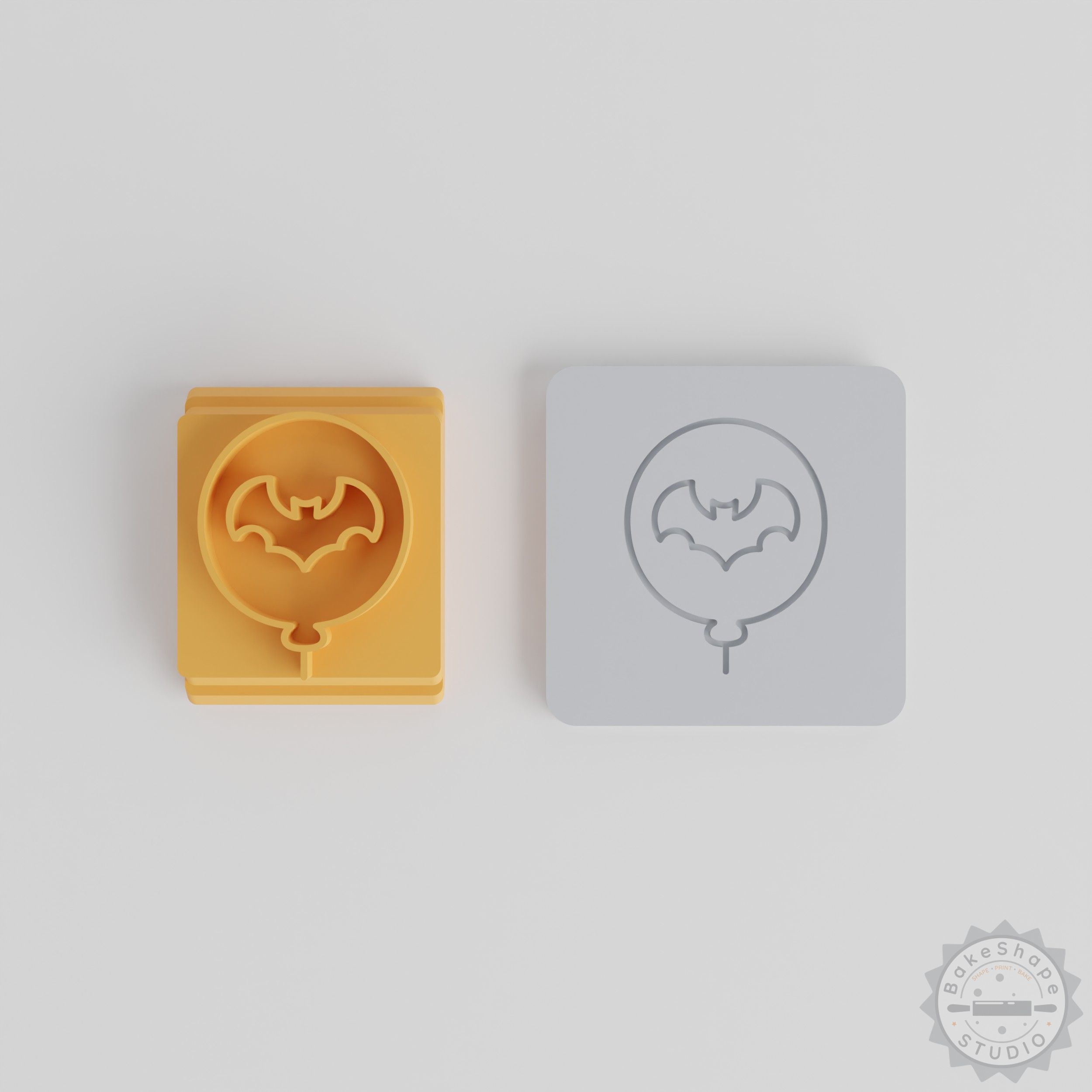 Halloween Stamp Tile Set, 5-Piece, Perfect for Clay, Cookies, Fondant Crafting