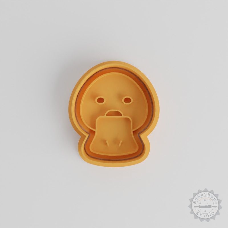 Platypus Cookie Cutter & Stamp Set, Perfect for Cookies & Fondant, Includes S/M/L Sizes, 6-Piece Duck Billed Animal Shapes