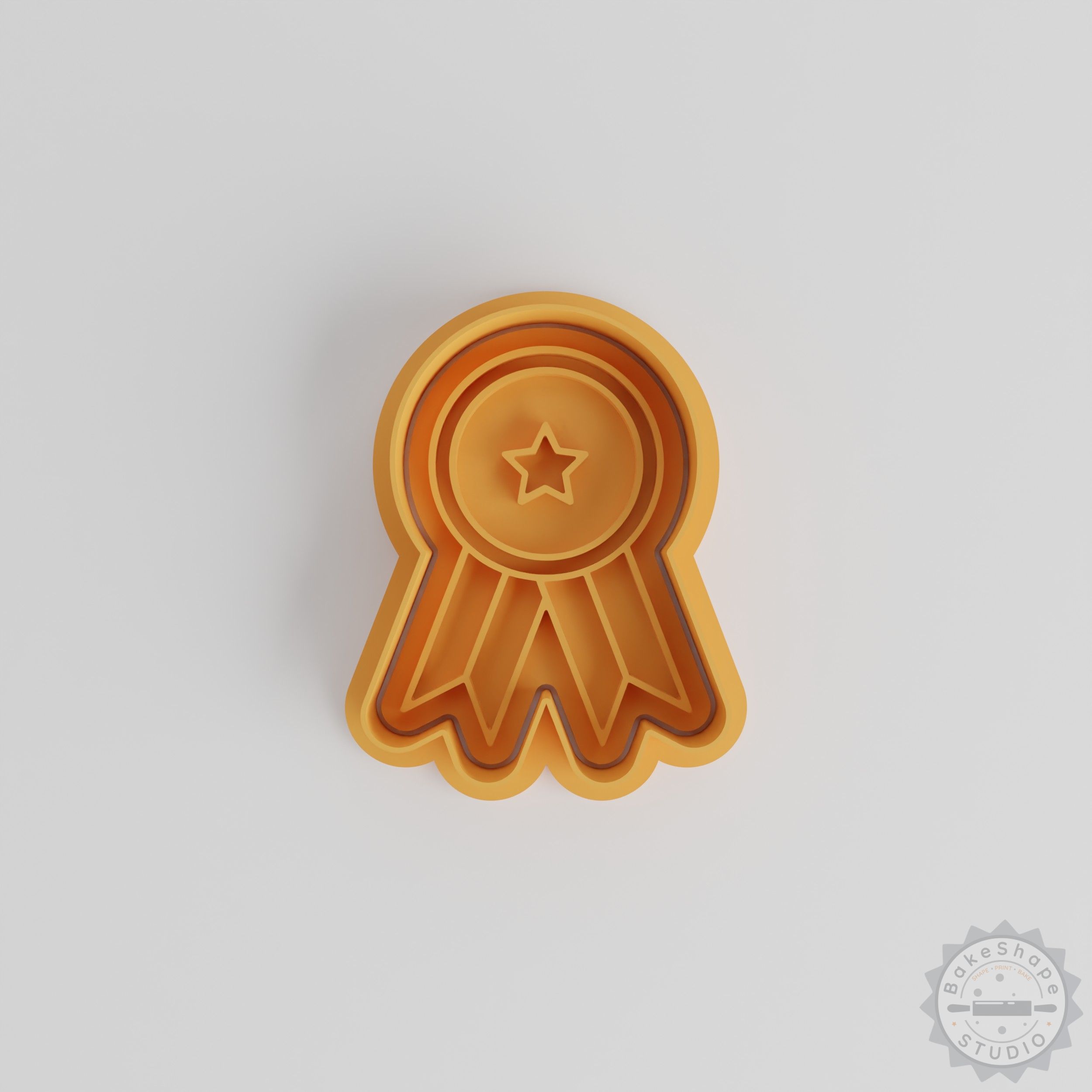 Award Cookie Cutter and Stamp Set, Achievement Shapes, 6-Piece Fondant Tool Pack