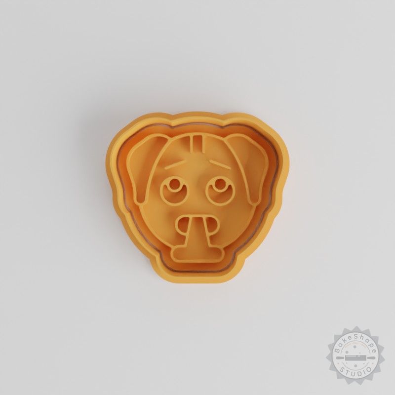 Puke Cookie Cutter and Stamp Set, 6-Piece, Includes Shapes for Cookies and Fondant, 3 Sizes