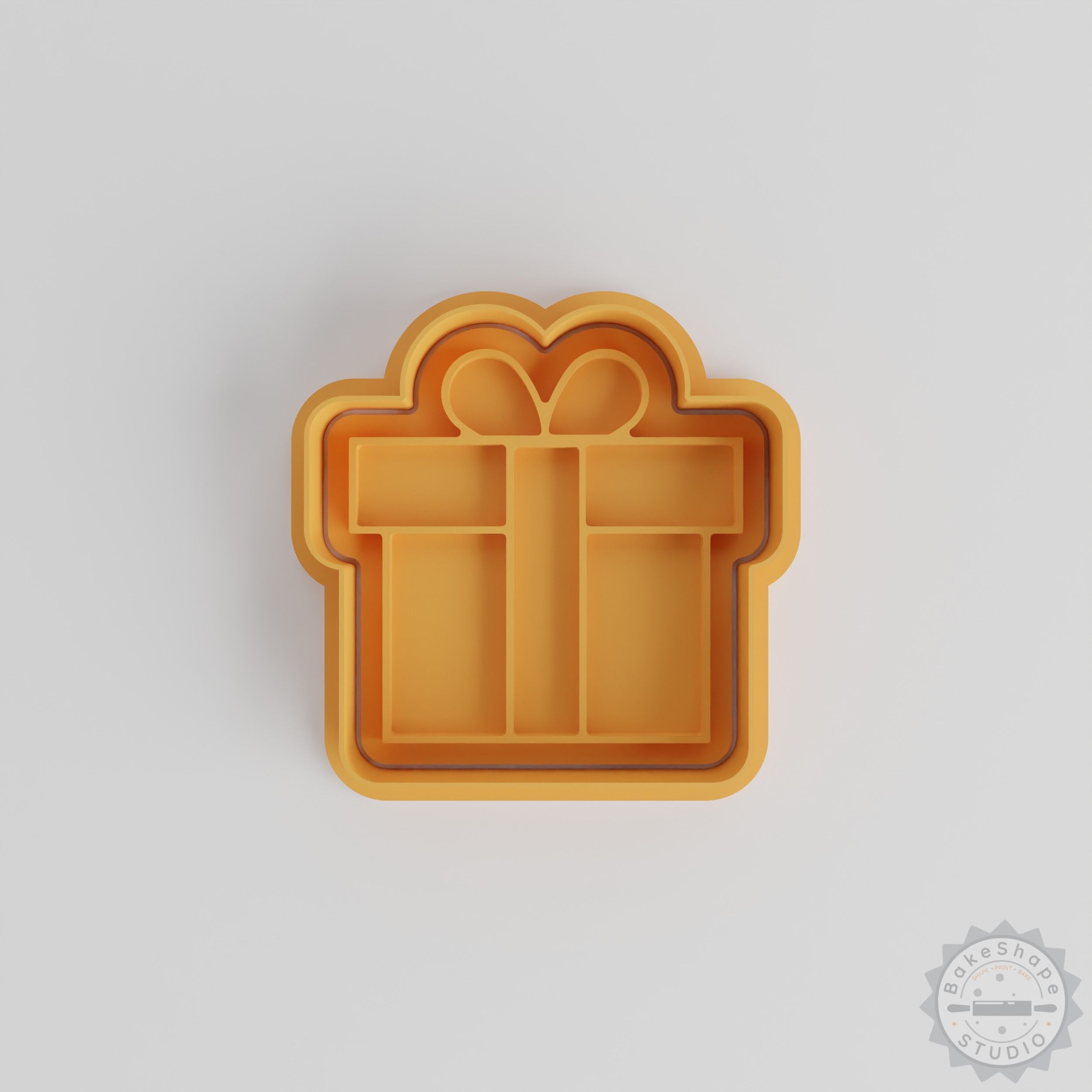 Cookie Cutter & Stamp Set, Gift Box Design, 6 Piece, Party & Holiday Baking Tools