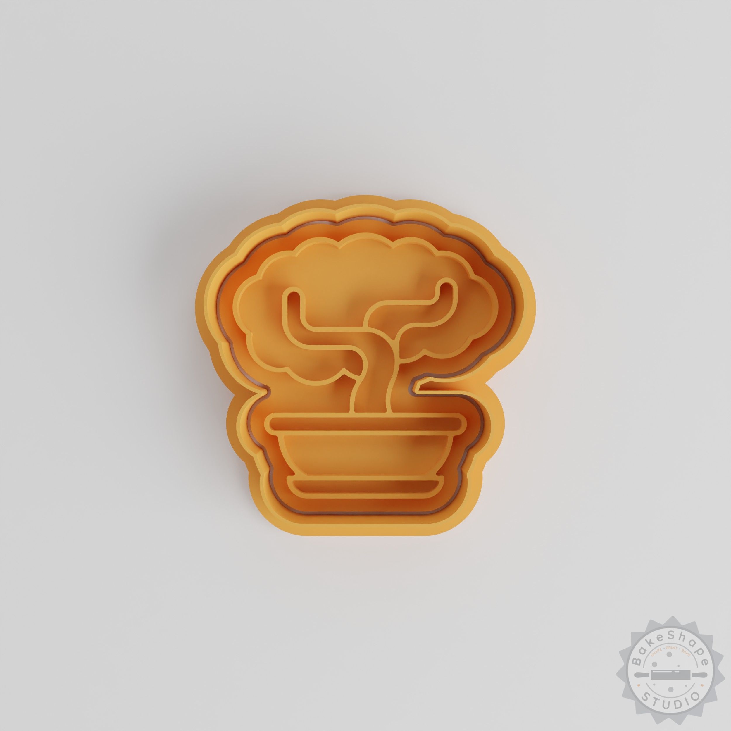 Bonsai Tree Cookie Cutter and Stamp Set, Perfect for Cookies, Fondant, Includes S/M/L Sizes