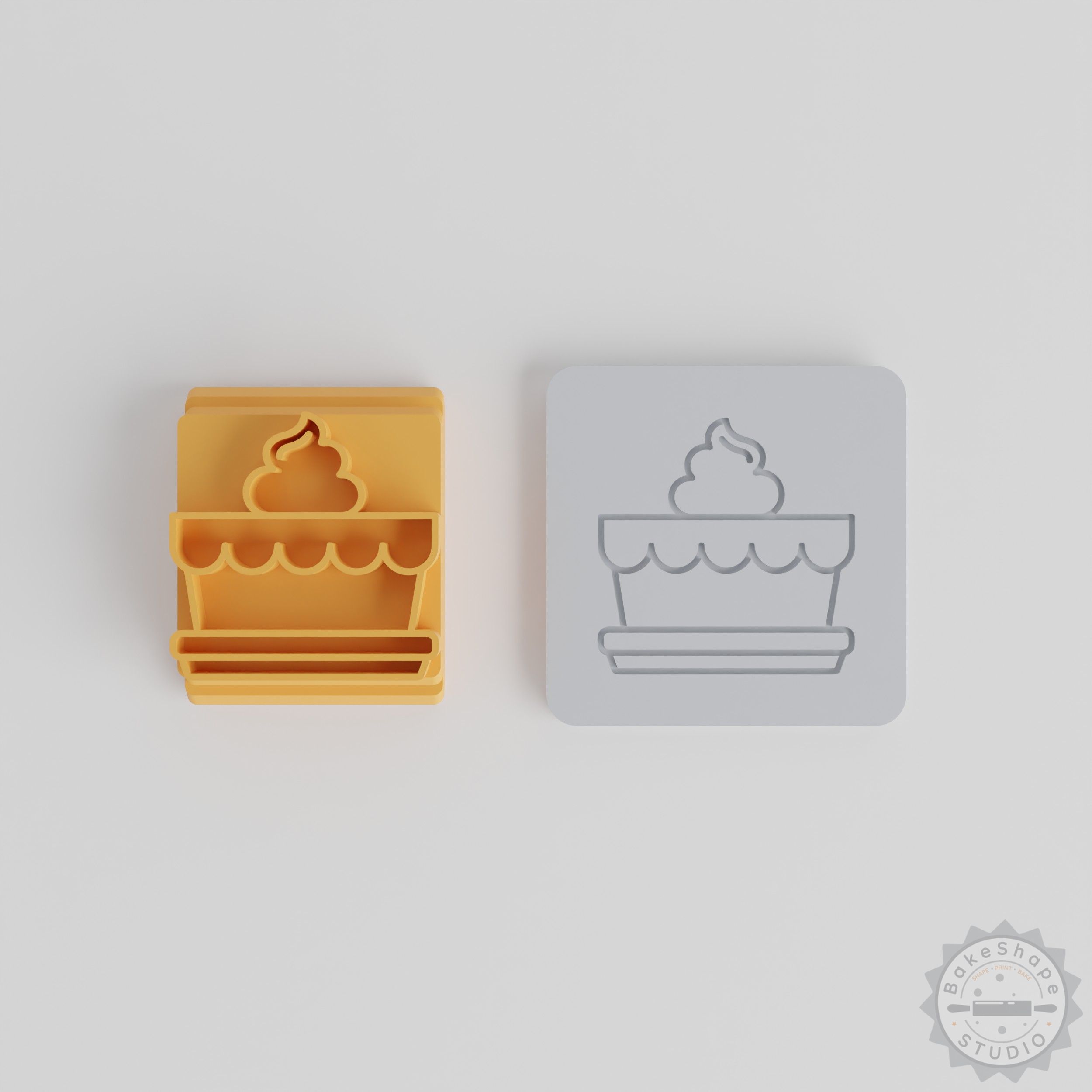 Cake Stamp Tile Set, 5 Sizes, Perfect for Fondant, Cookies, Clay, Soft Materials