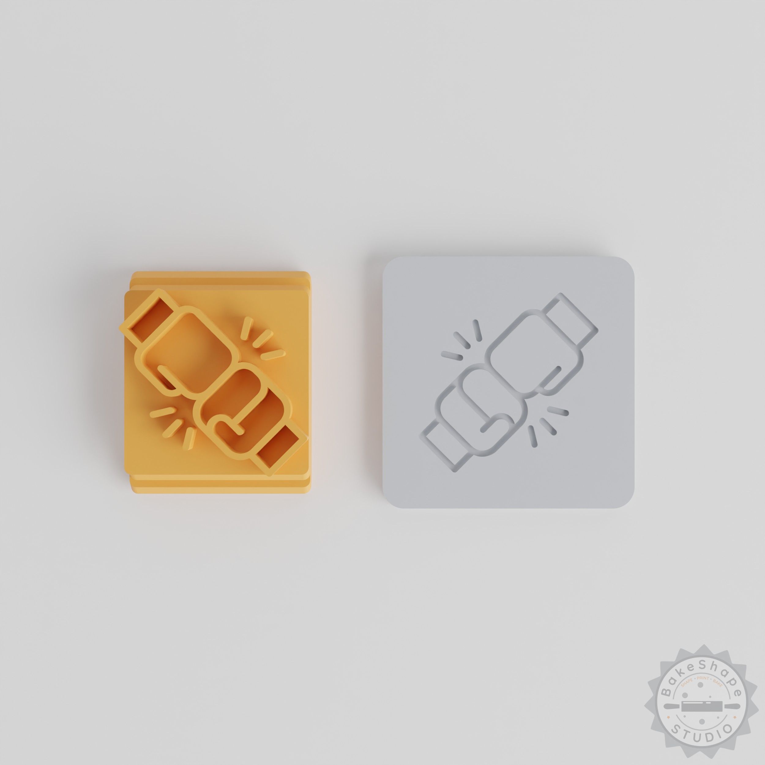 Fight Stamp Tile Set for Clay, Cookies, Fondant, 5 Designs 20-40mm, Boxing Glove Motif