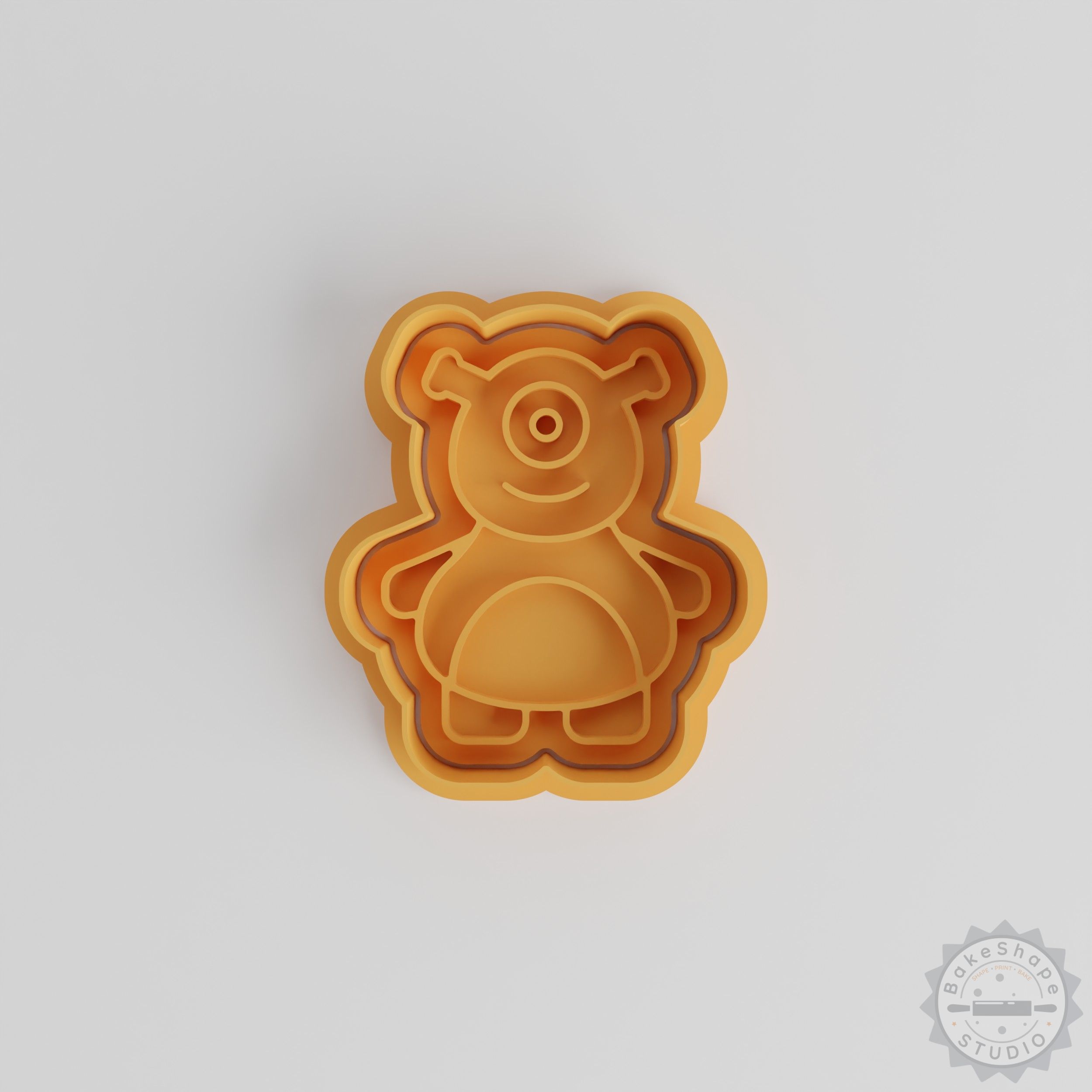 Ogre Ear Monster Shape Cutter Set, 6-Piece Cookie Stamp, Fondant Tool, Fantasy Goblin Troll Design, 3 Sizes