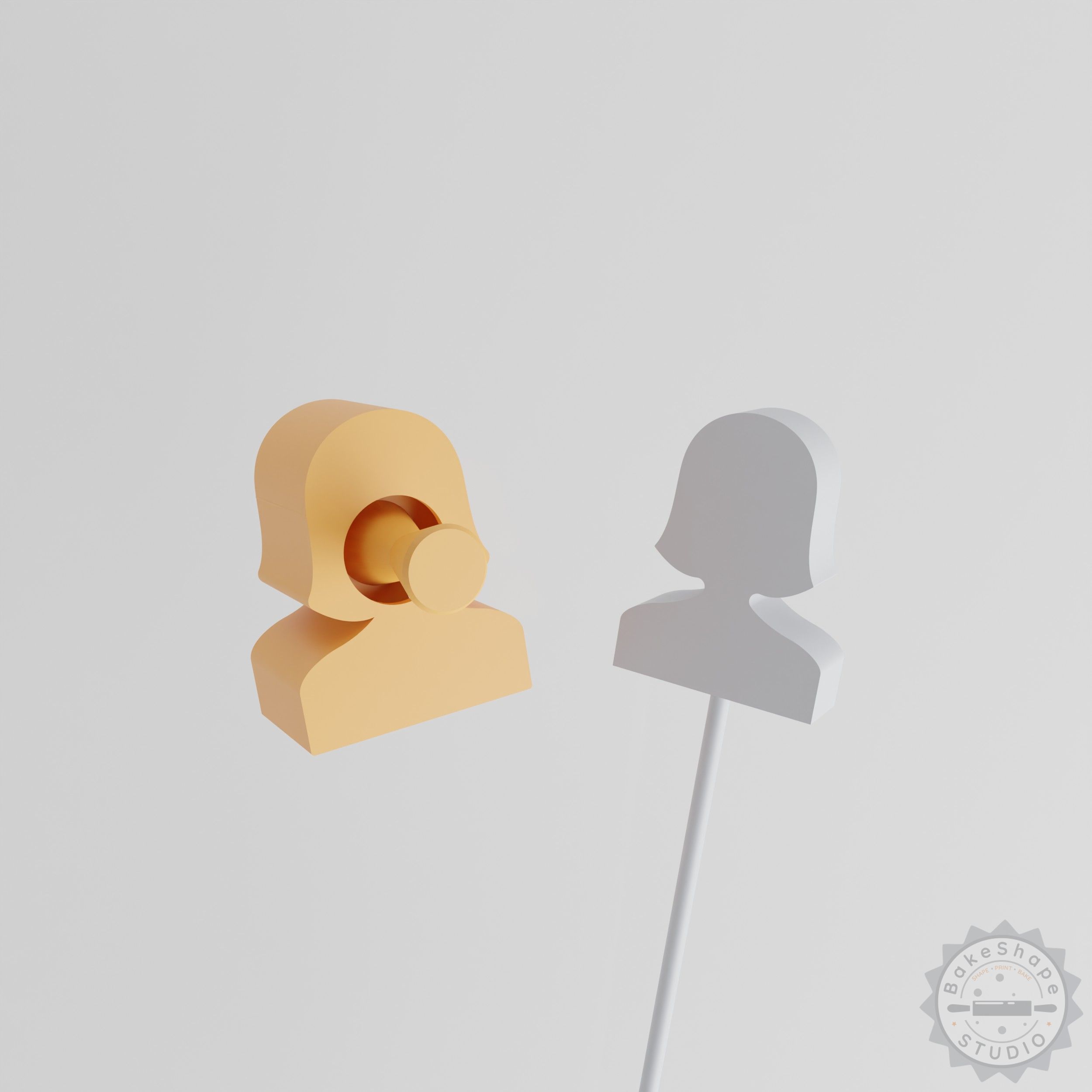 Mom Cake Pop Mold, 2 Piece Set