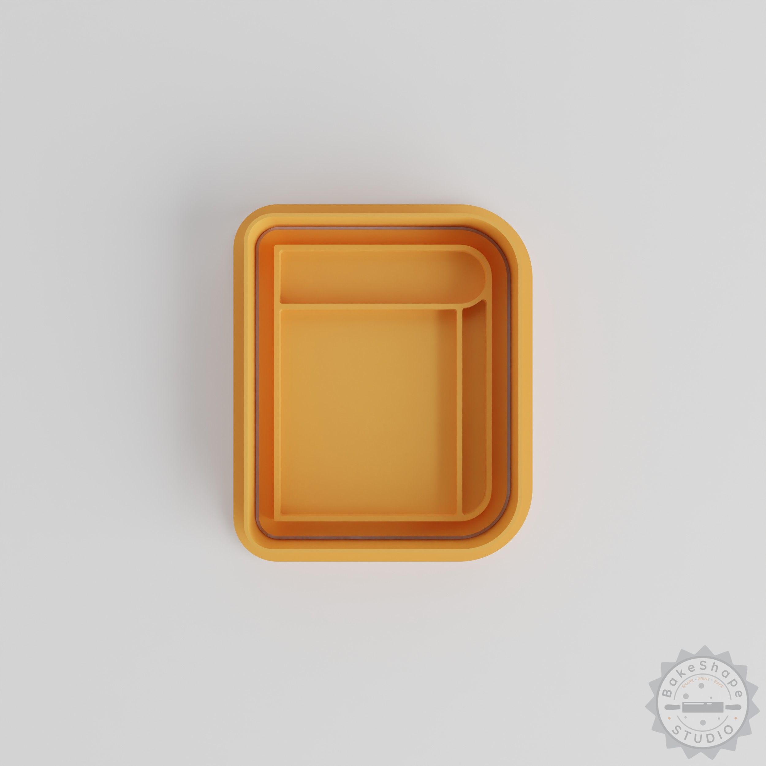 Book Shape Cookie Cutter & Stamp Set, Perfect for Fondant, 6-Piece, 3 Sizes
