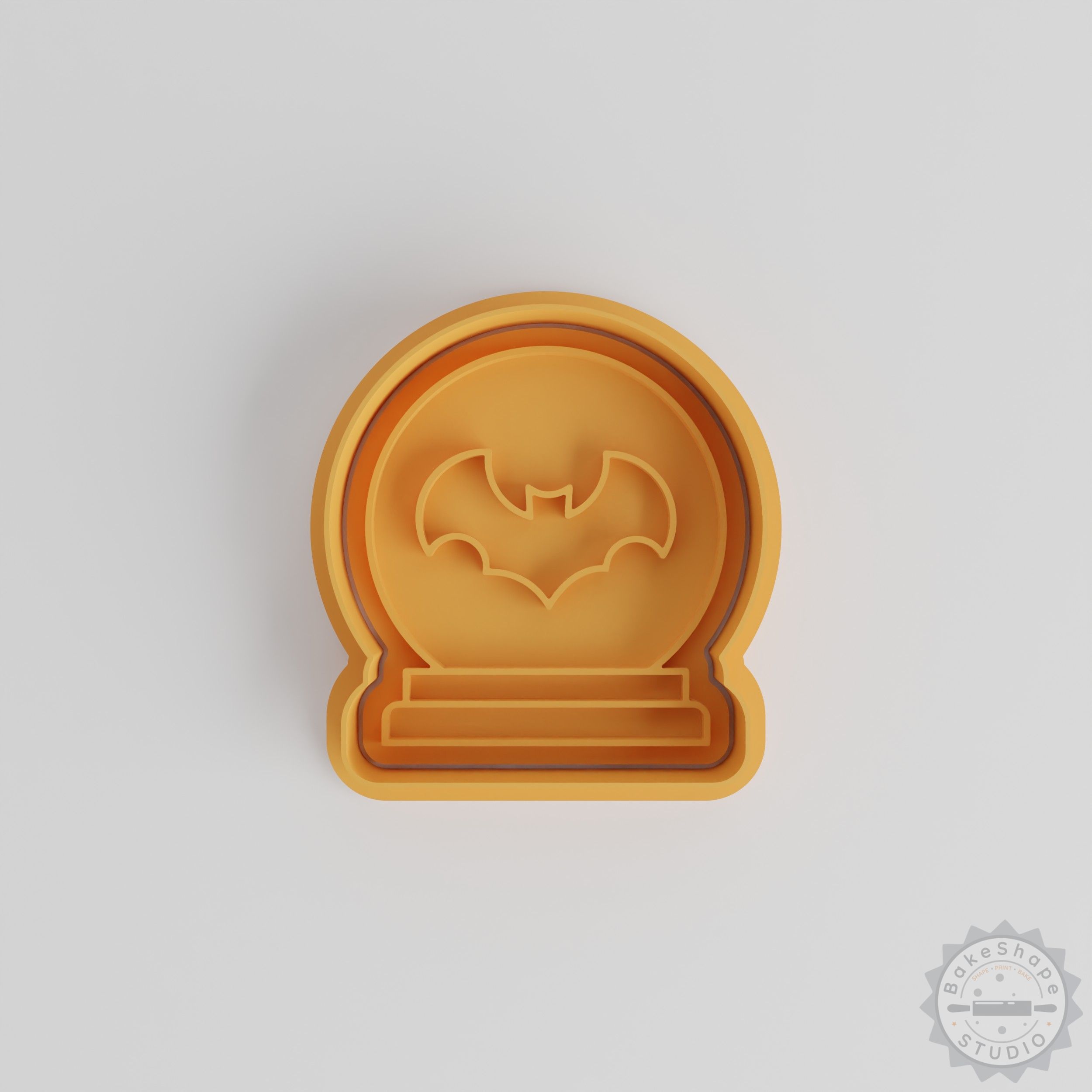 Halloween Cookie Cutter and Stamp Set, Spooky Shapes, Sizes S/M/L, 6 Pieces