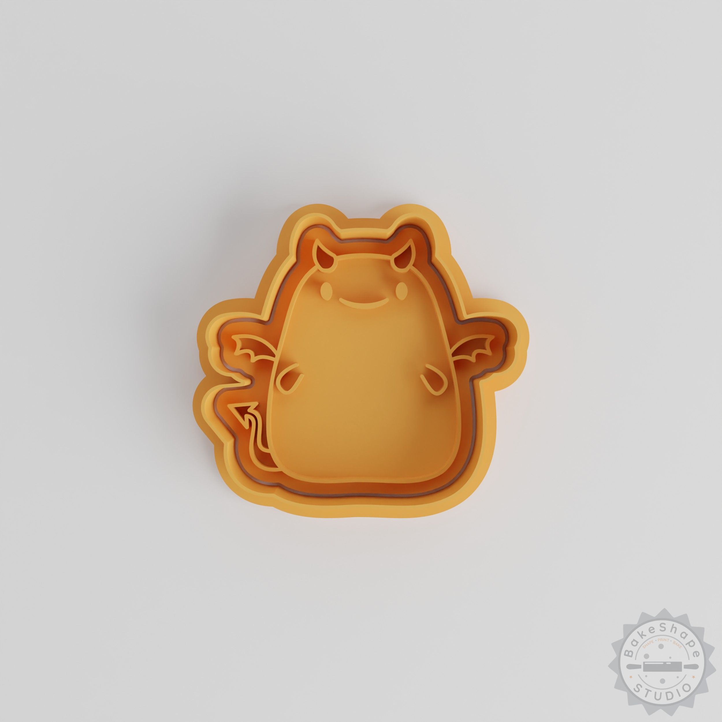 Slightly Smile Shape Cutter & Stamp Set, 6-Piece Cookie Fondant Decorating Kit