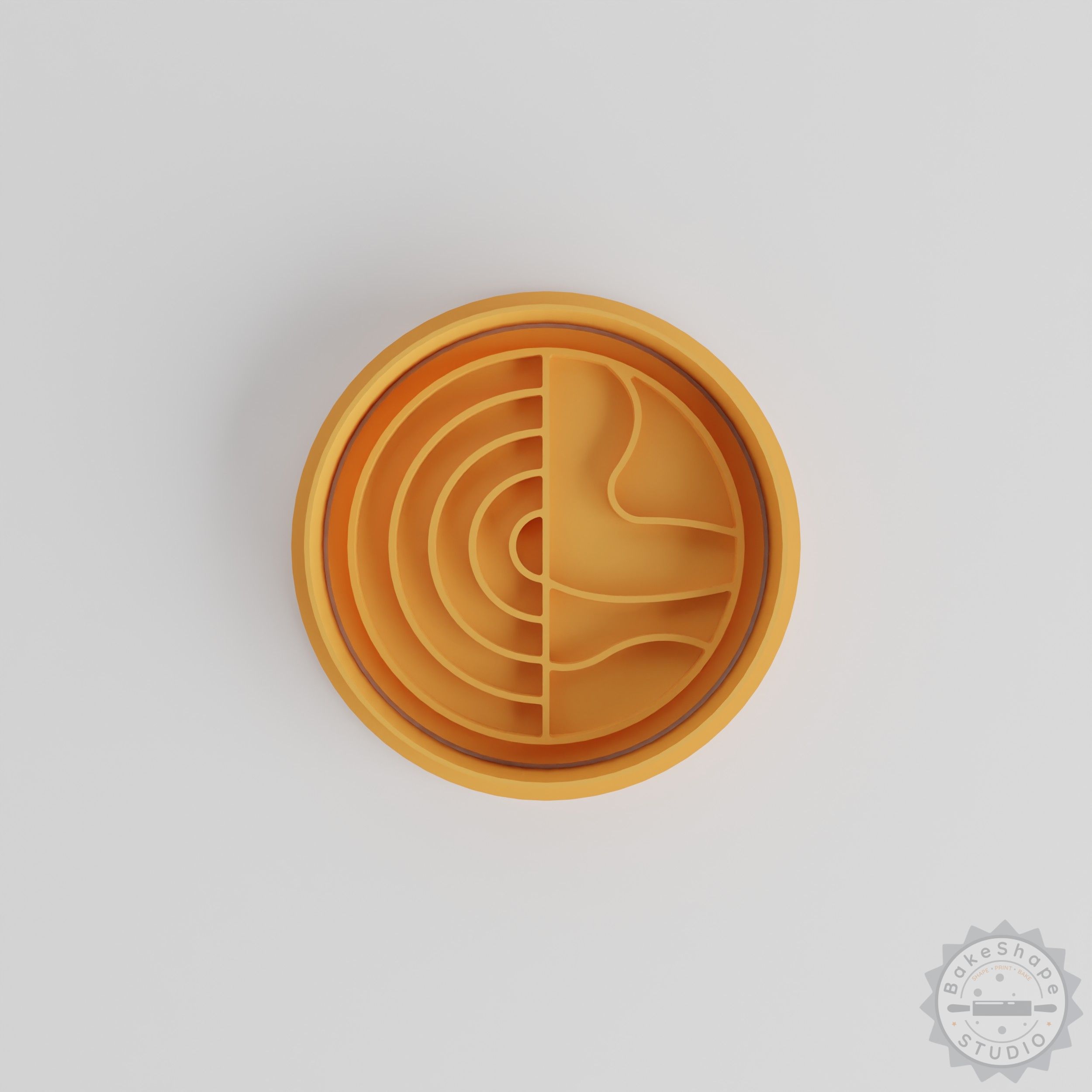 Planet Core Shape Cutter and Stamp Set, Astronomy Baking Tool for Cookies and Fondant, 3 Sizes