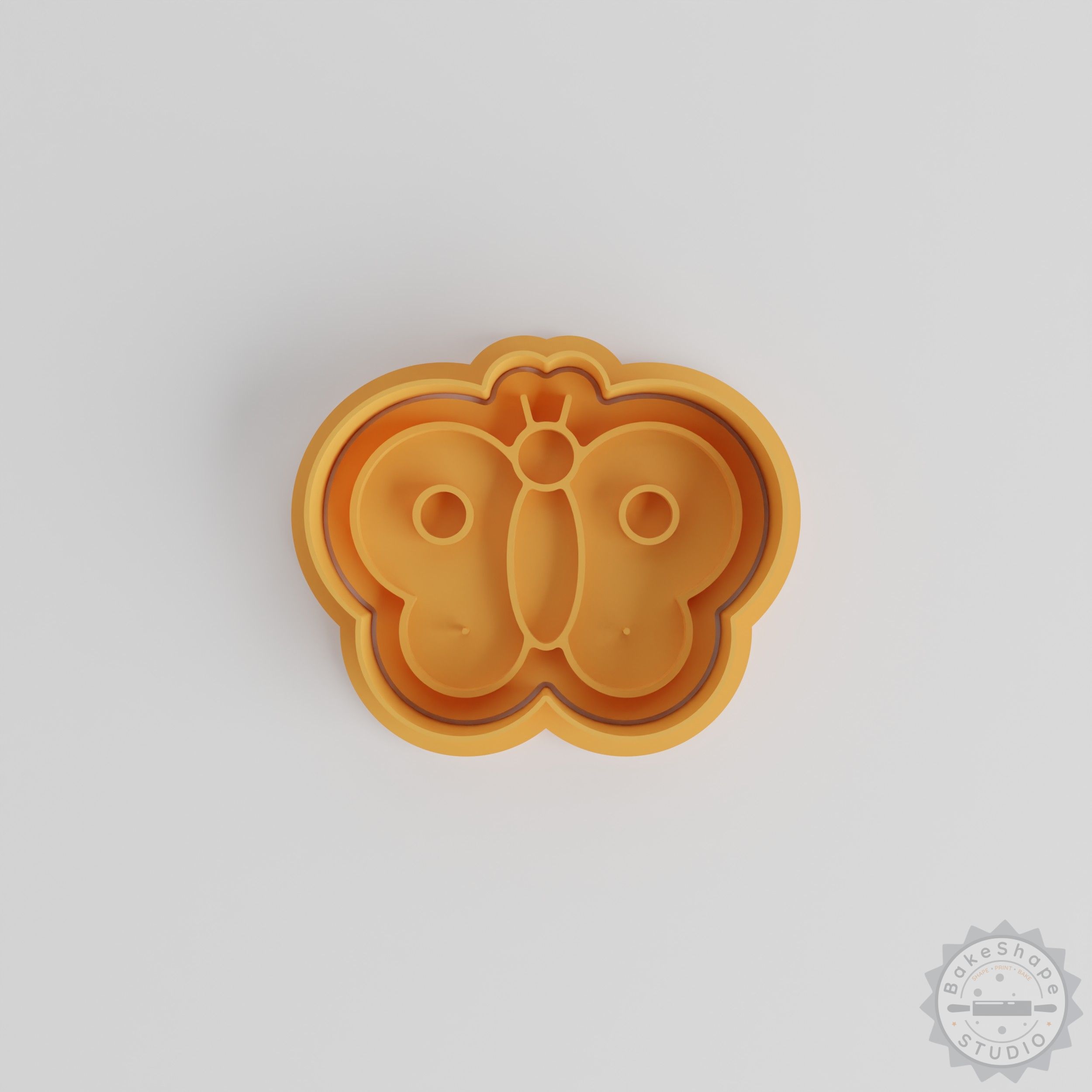 Butterfly Cookie Cutter Set, 6-Piece, Includes Stamp, Sizes S/M/L, Perfect for Baking and Fondant