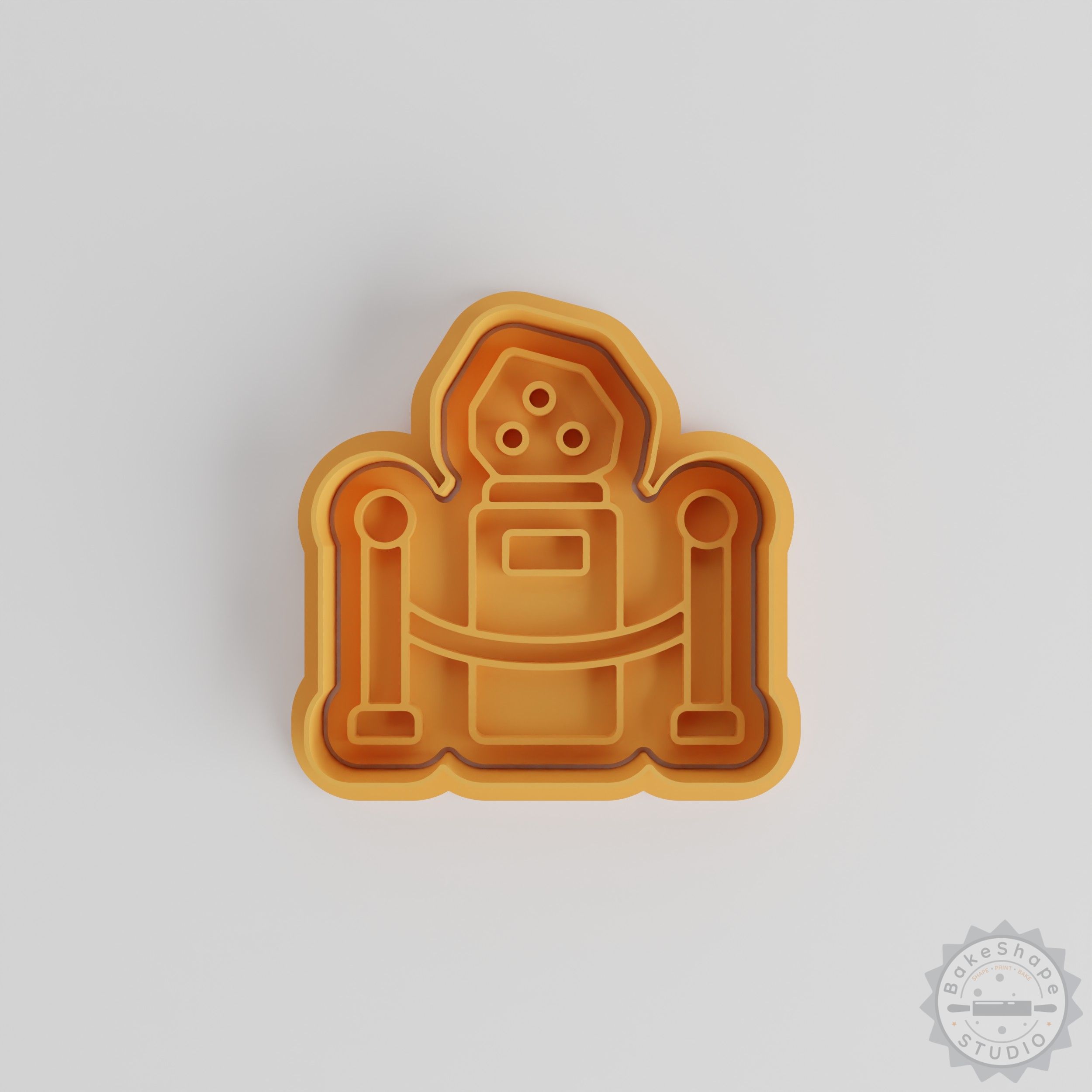 Moon Rock Museum Shape Cutter & Stamp Set, Multi-Size Cookie & Fondant Tools, Space Exploration Theme