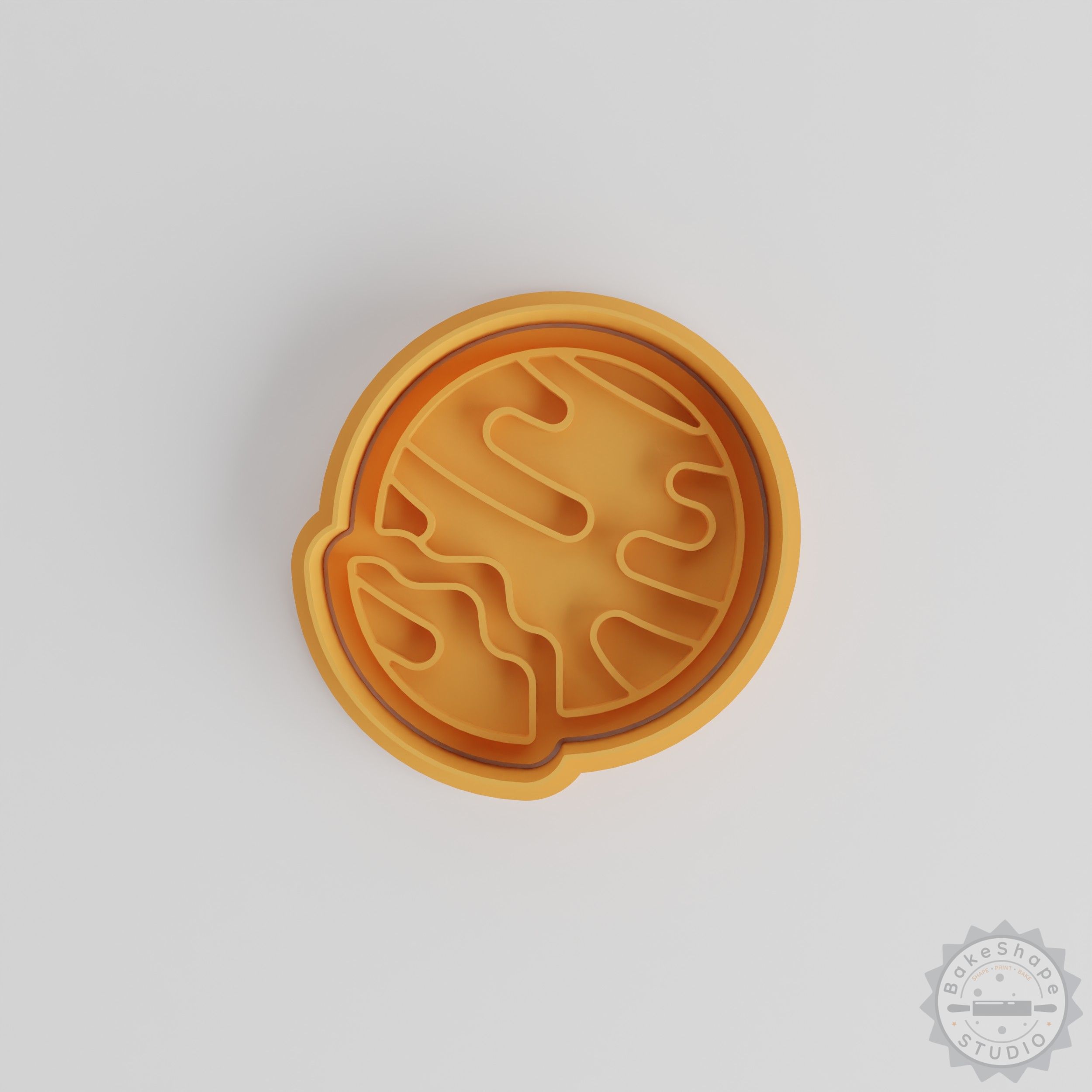 Cracked Planet Cookie Cutter & Stamp Set, Space Theme, 6 Pc Baking Tool, Perfect for Cookies & Fondant