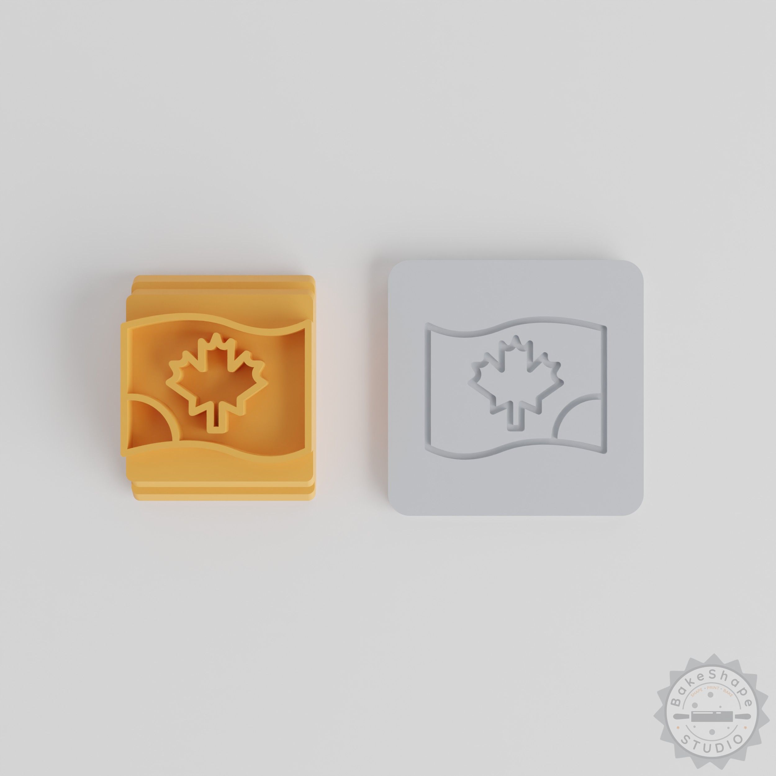 Flag Stamp Tile Set, 5-Piece Size Variety, Perfect for Clay, Cookie, Fondant Crafting