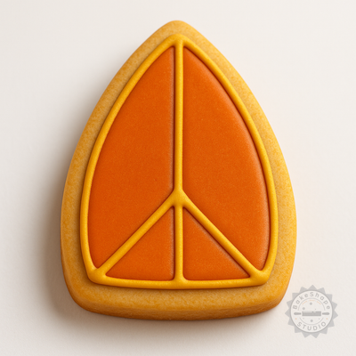 Decorated example 1 of Vishakha Nakshatra Vedic Astrology Shape Cutter and Stamp Set for Cookies and Fondant, 6-Piece Set