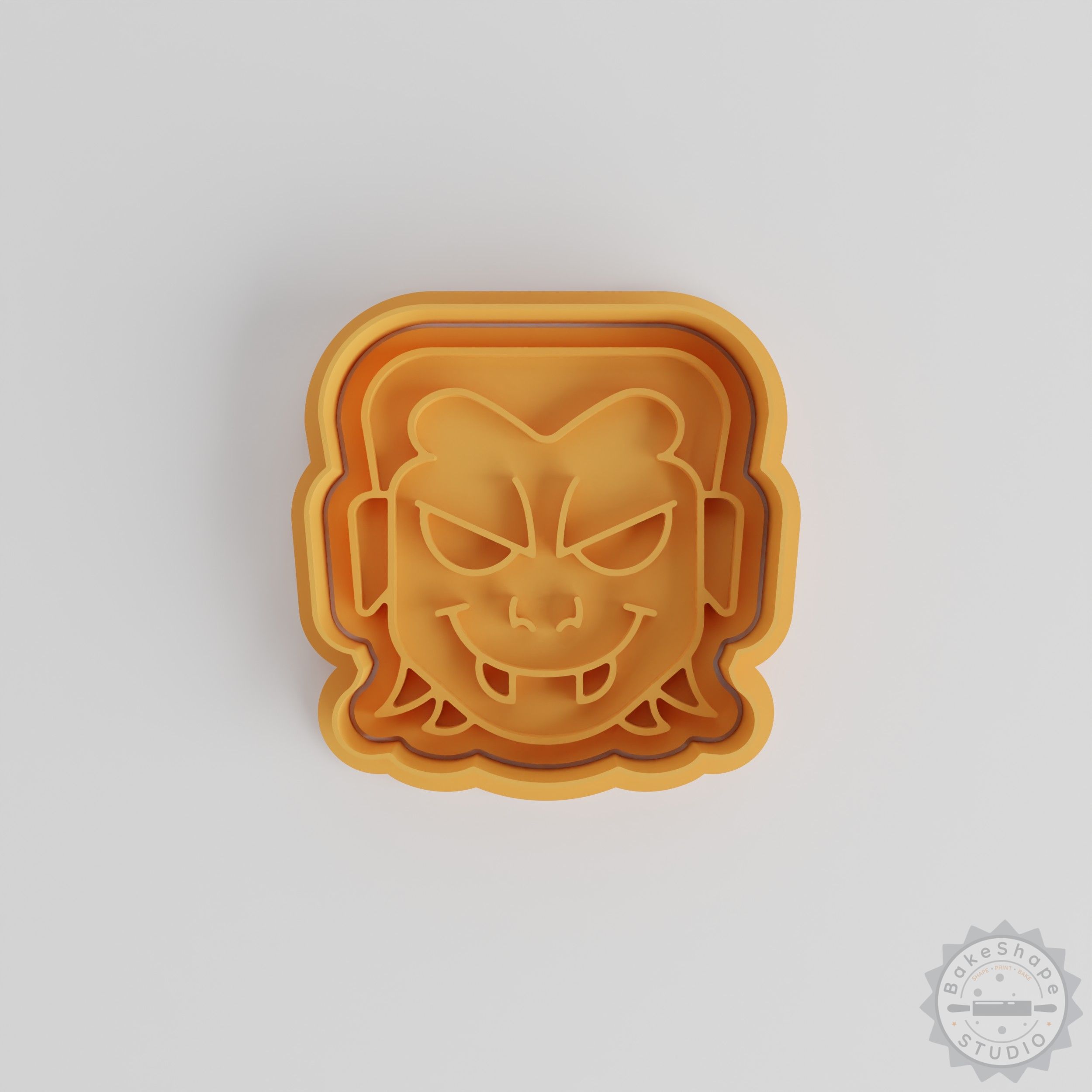Vampire Boy Cookie Cutter and Stamp Set, Shapes for Fondant, Halloween, S/M/L