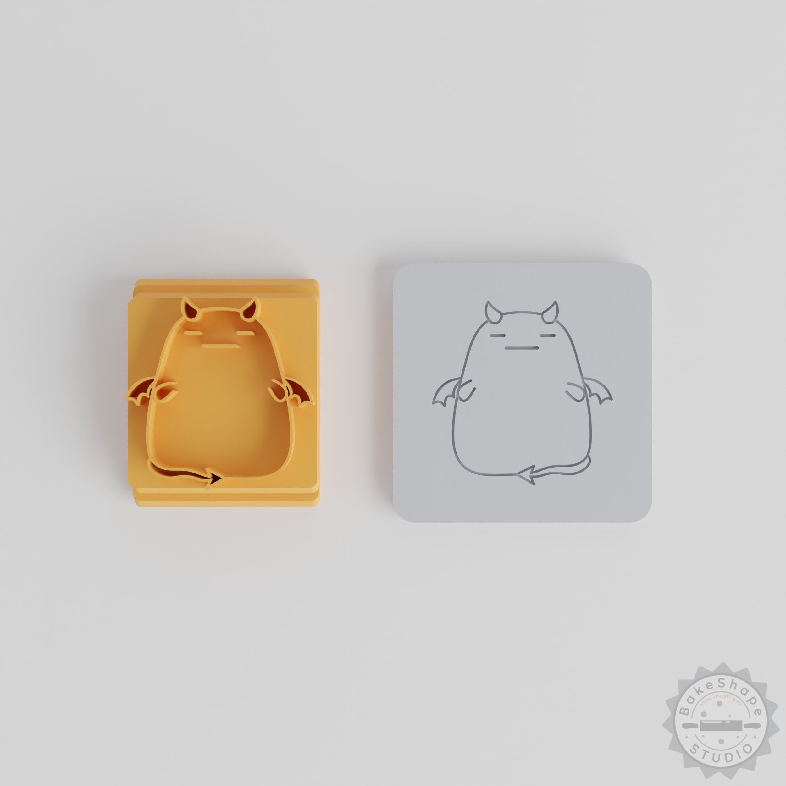 Expressionless Stamp Tile Set, 5 Sizes, Perfect for Clay, Cookie, Fondant Crafting