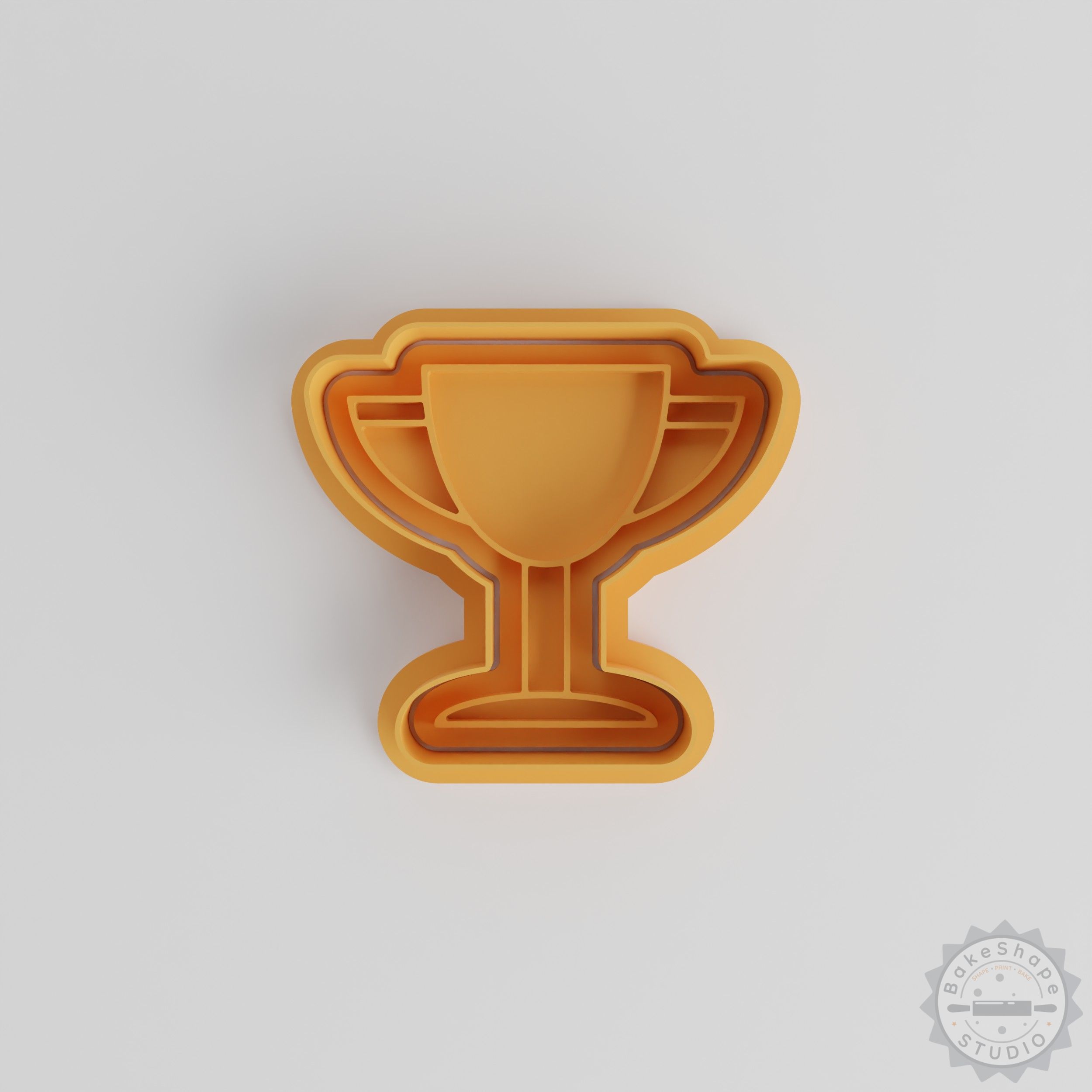 Trophy Shape Cutter and Stamp Set, 6-Piece, Cookie Fondant Decor Kit in S/M/L Sizes