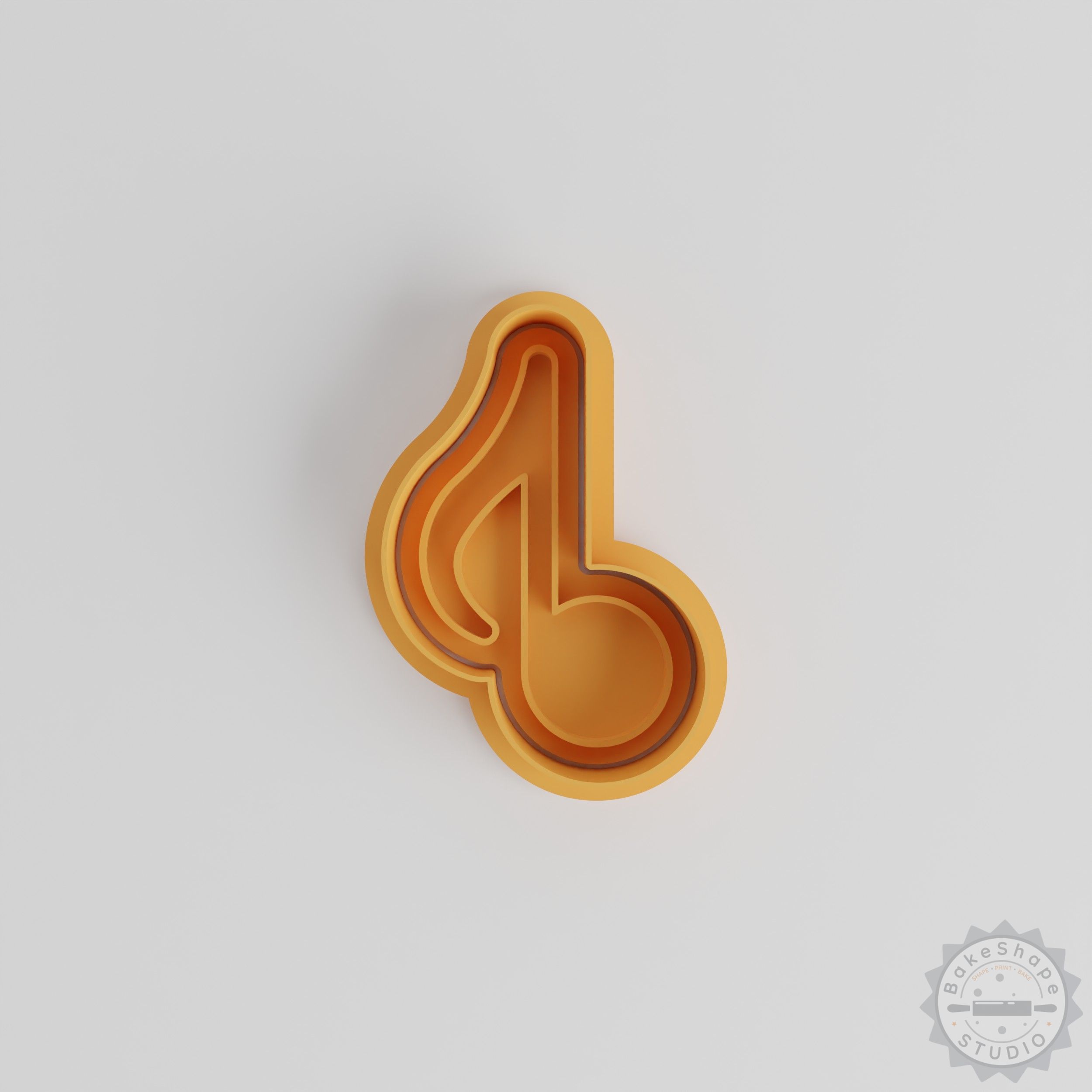 Music Note Cookie Cutter and Stamp Set, 6-Piece S/M/L, Perfect for Cookies and Fondant