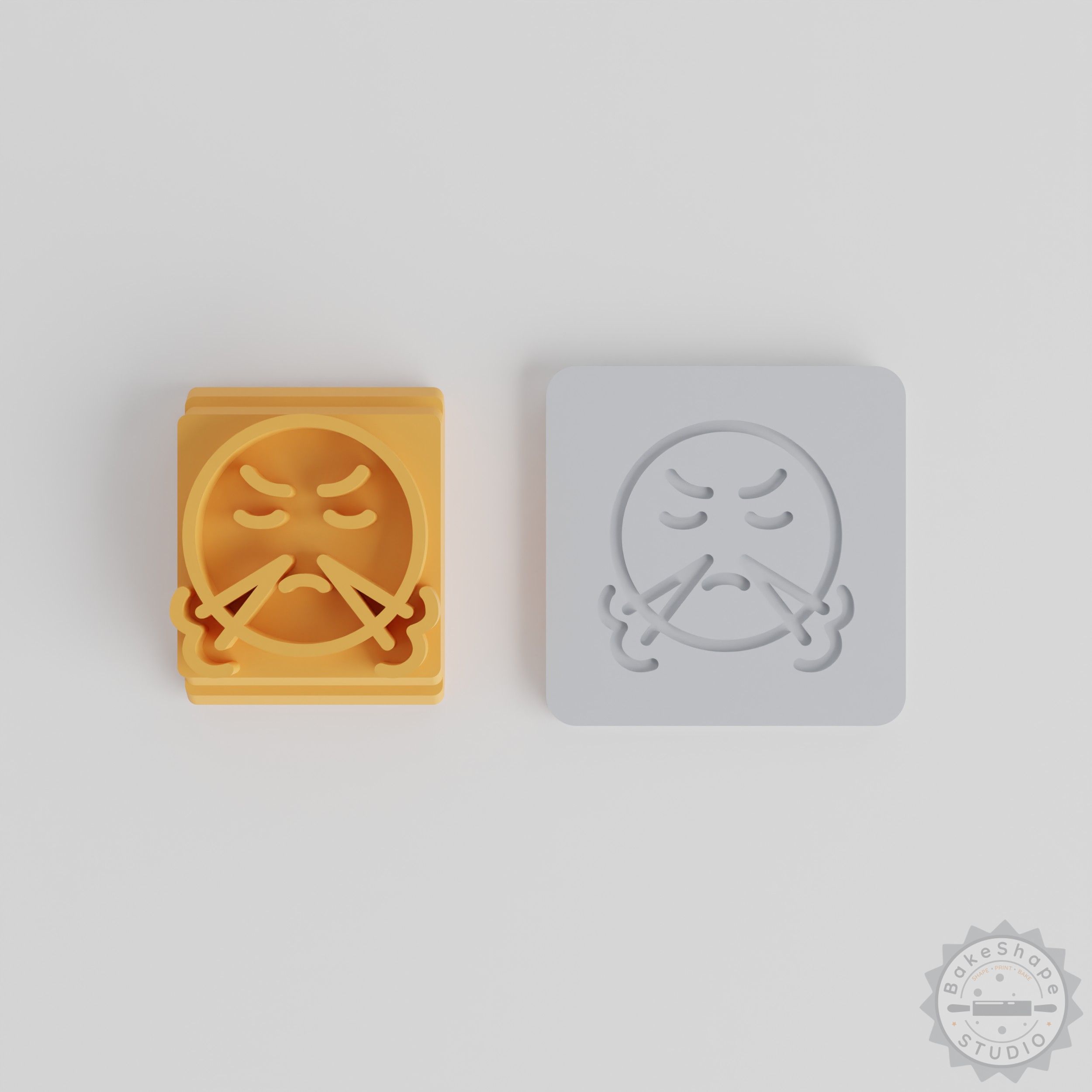 Steaming Stamp Tile Set for Clay, Cookies, Fondant - 5 Unique Designs and Sizes