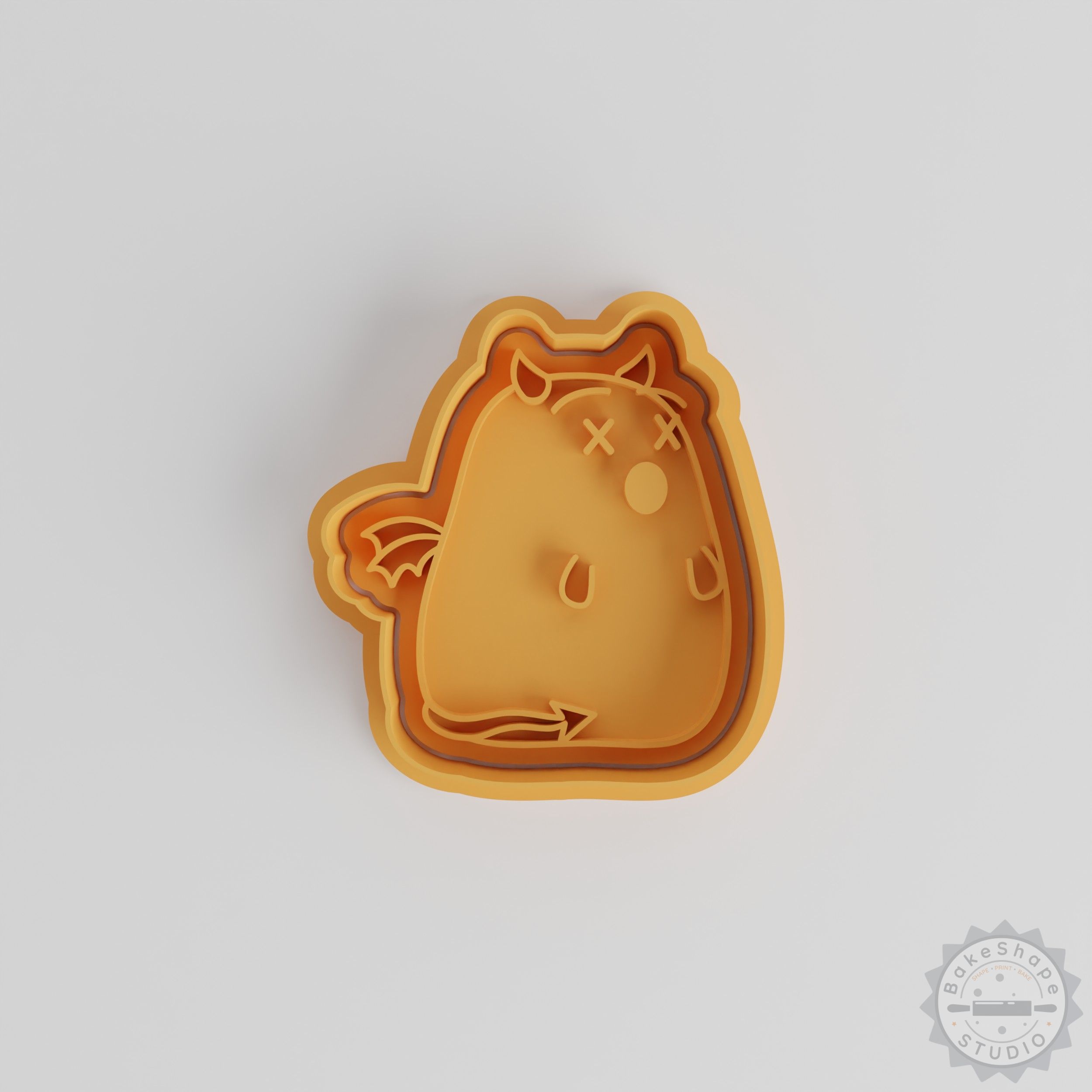 Cookie & Fondant Shape Cutter & Stamp Set, 6pc, Circle & Swirl Design, S/M/L Sizes